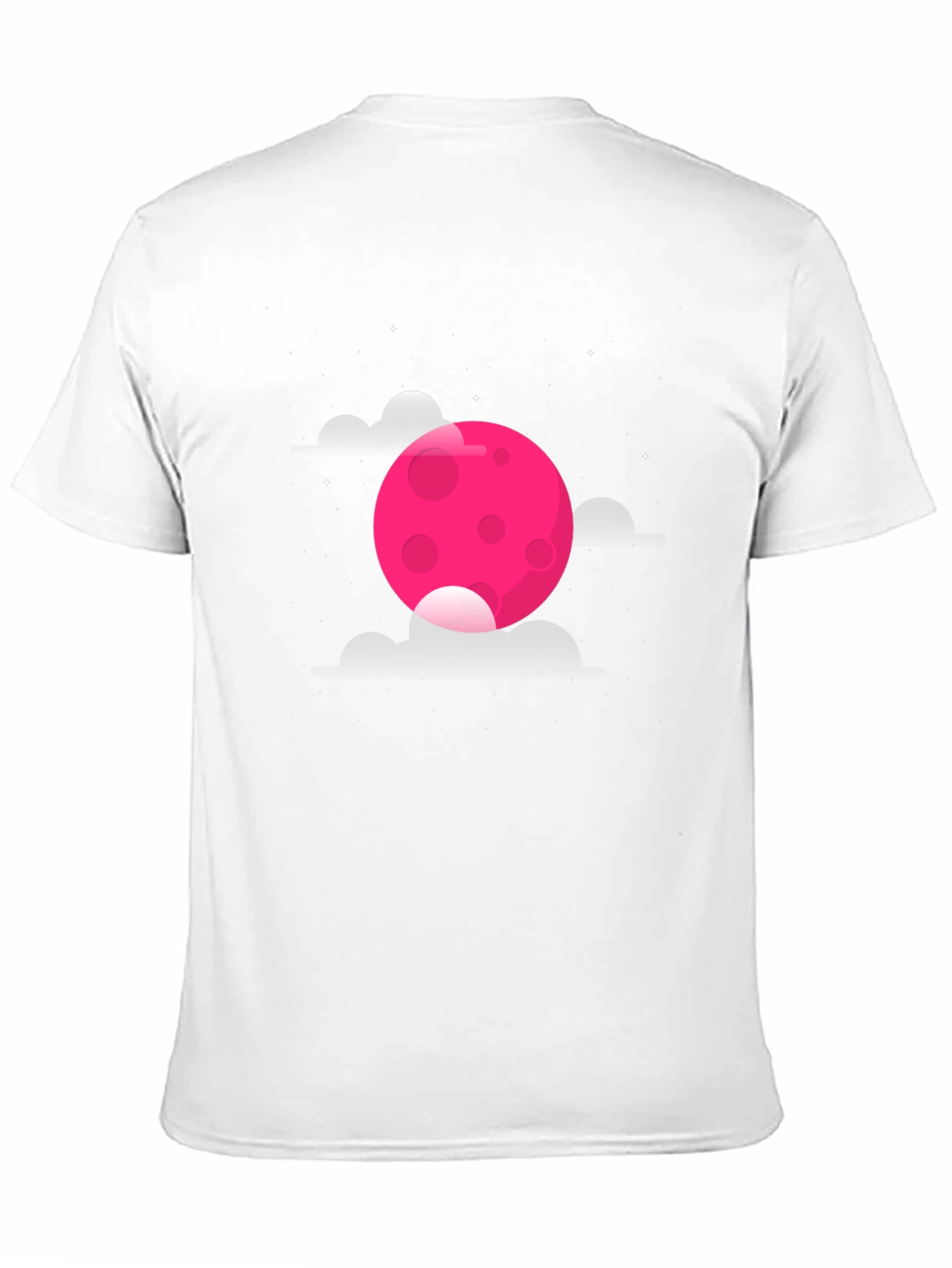 Pink Moon Black T-Shirt
