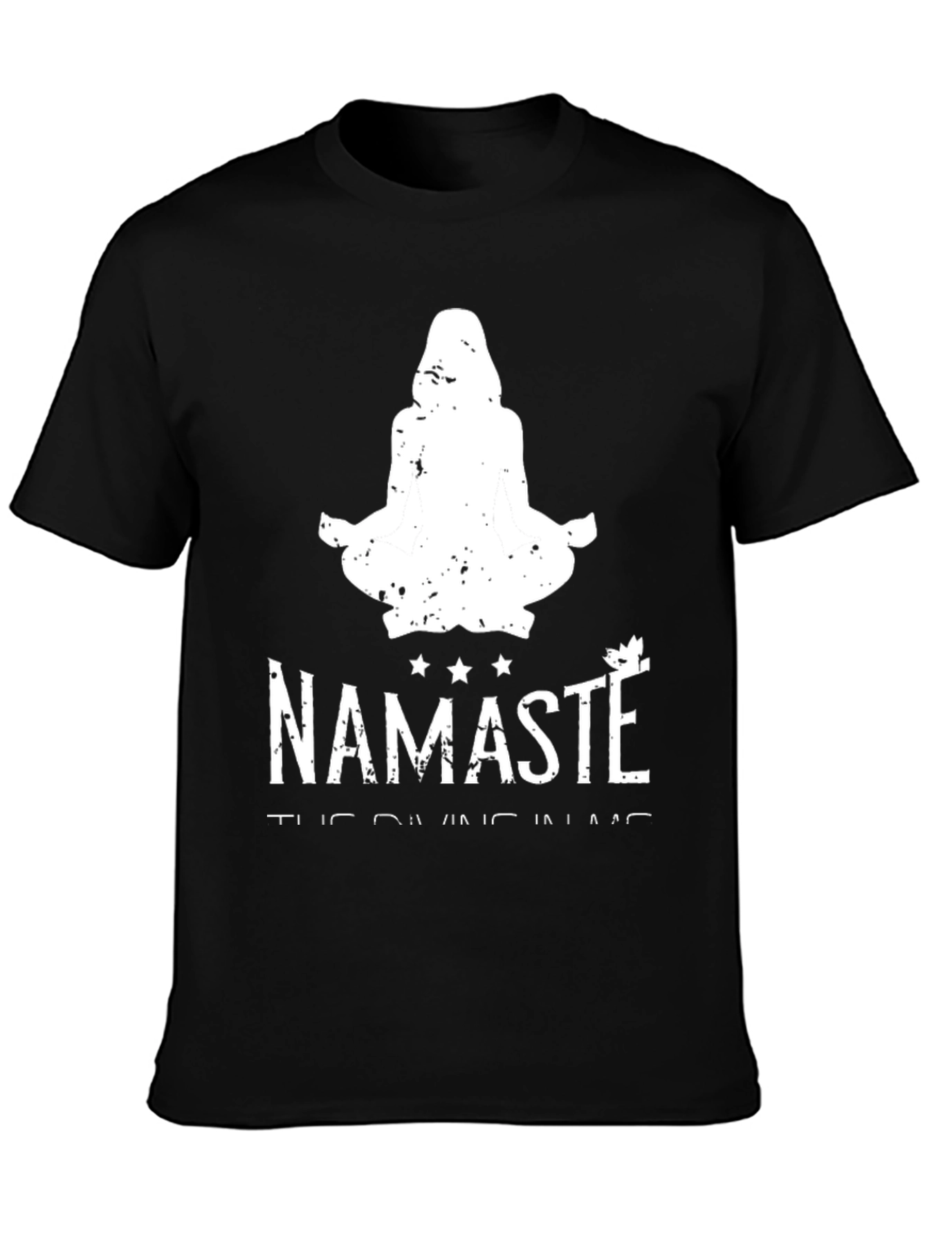 Namaste Yoga Graphic T-Shirt - Divine Inner Light Tee