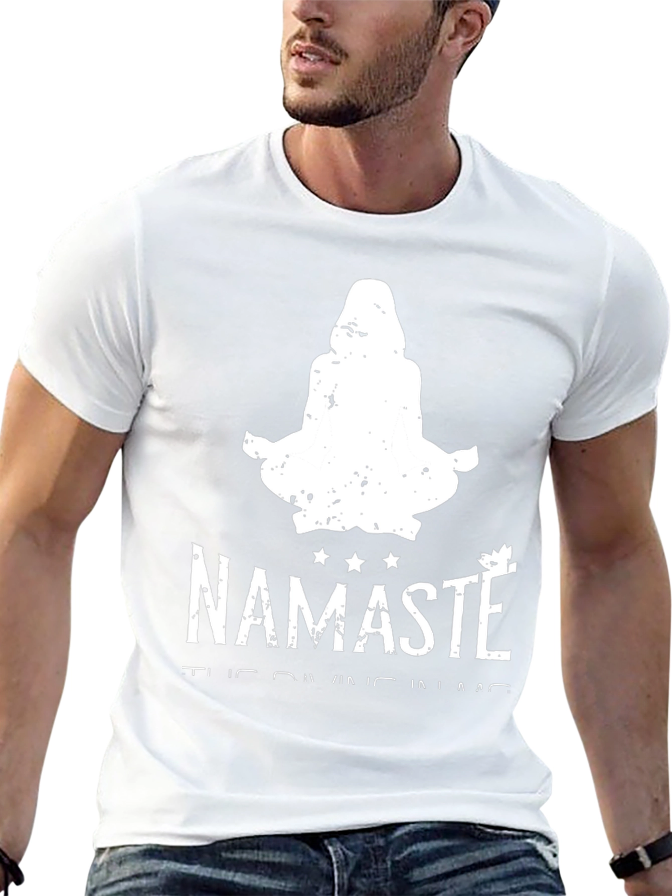 Namaste Yoga Graphic T-Shirt - Divine Inner Light Tee