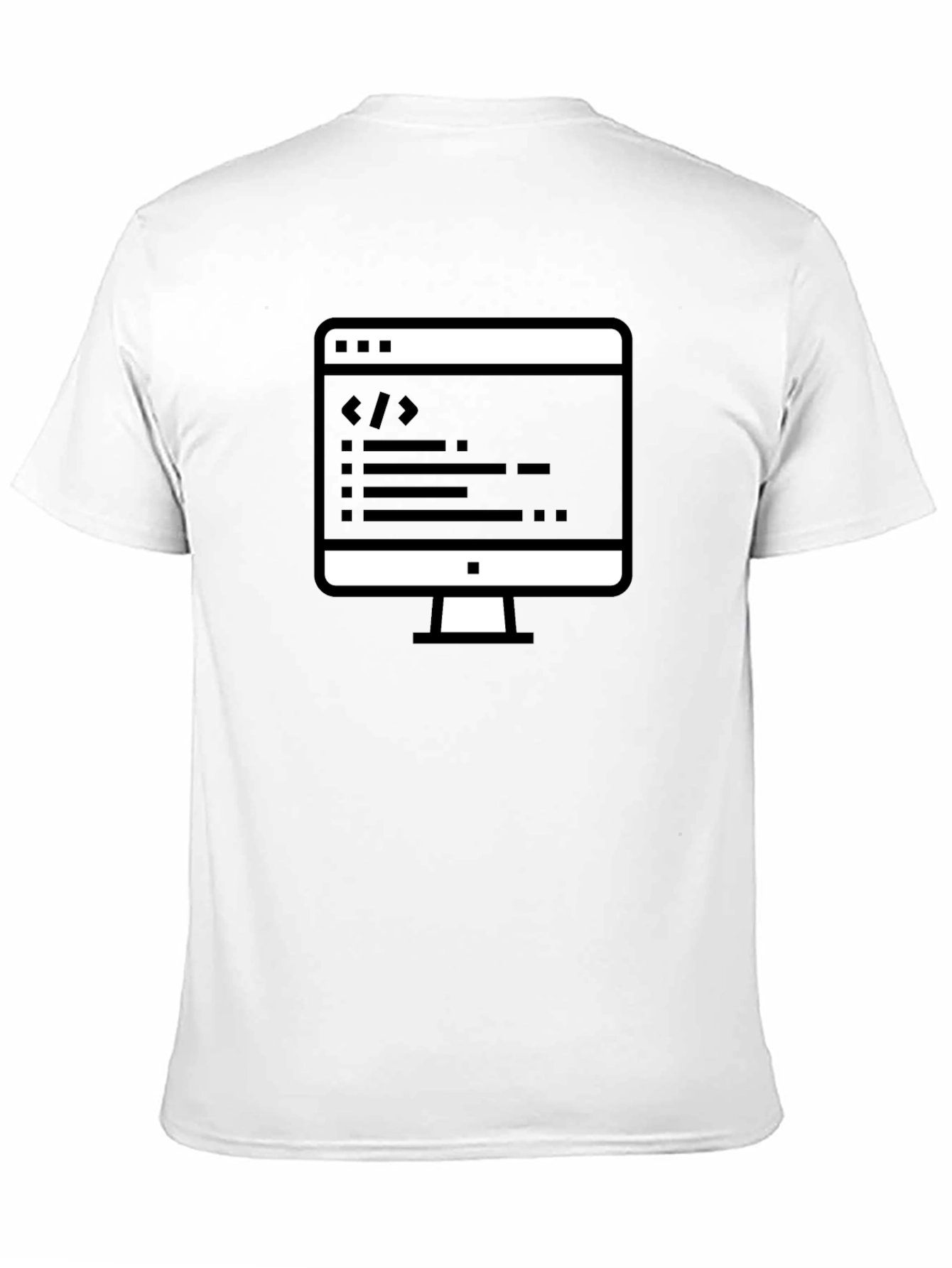 Coders Tee: Black Cotton Programmer T-Shirt