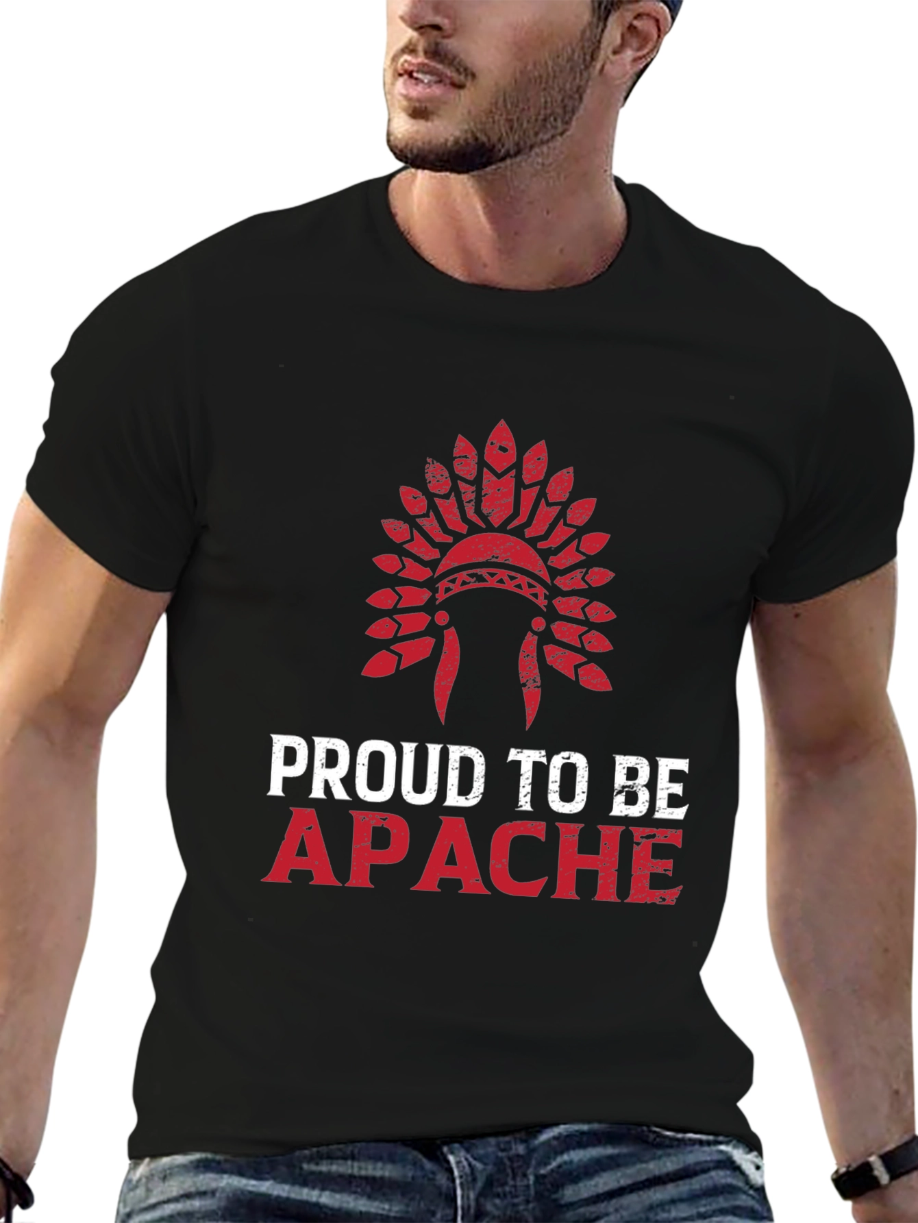 Proud to Be Apache T-Shirt - Native American Pride