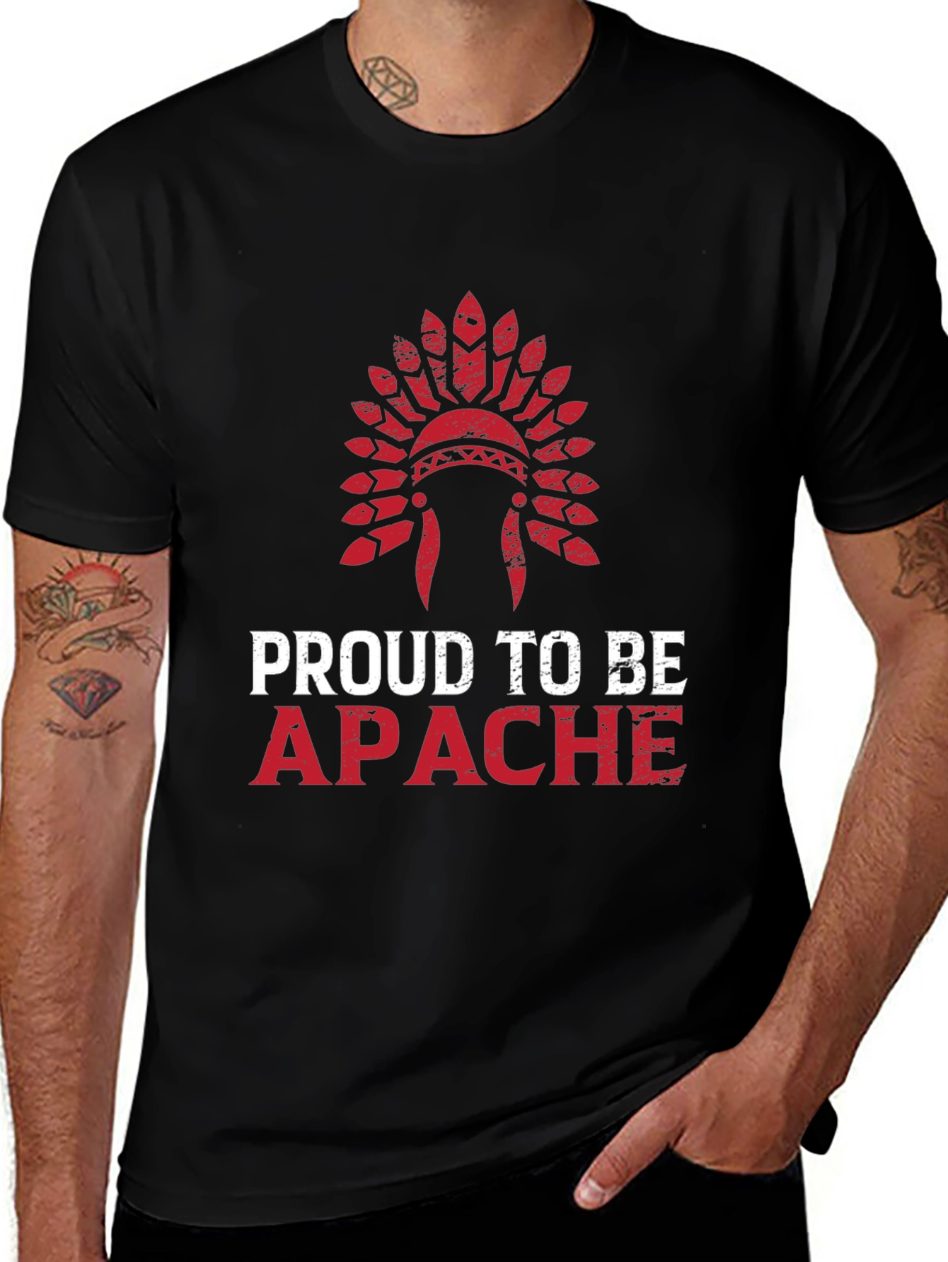 Proud to Be Apache T-Shirt - Native American Pride