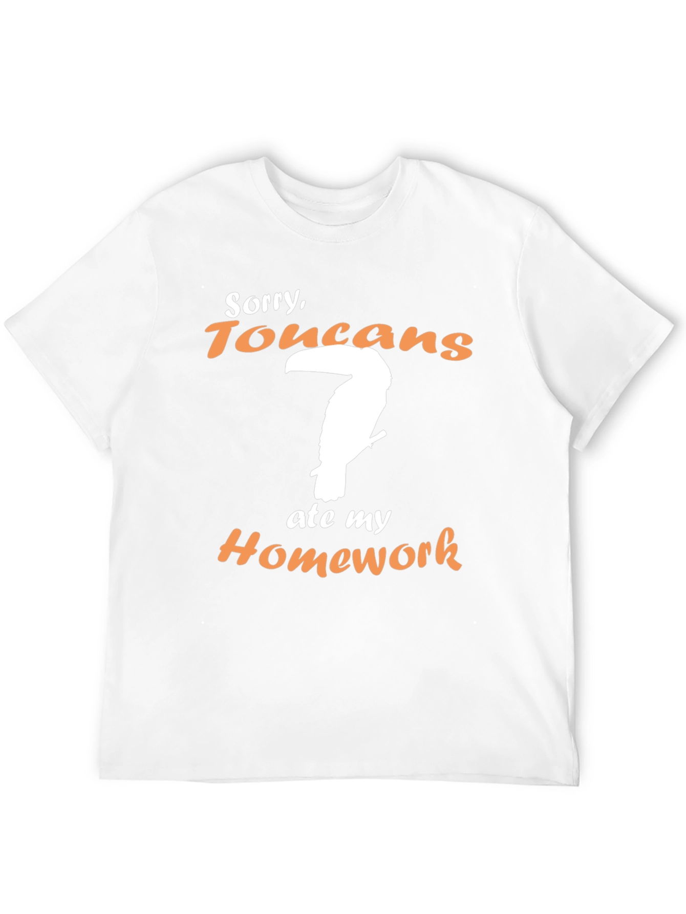 Toucan Ate My Homework Funny Graphic T-Shirt