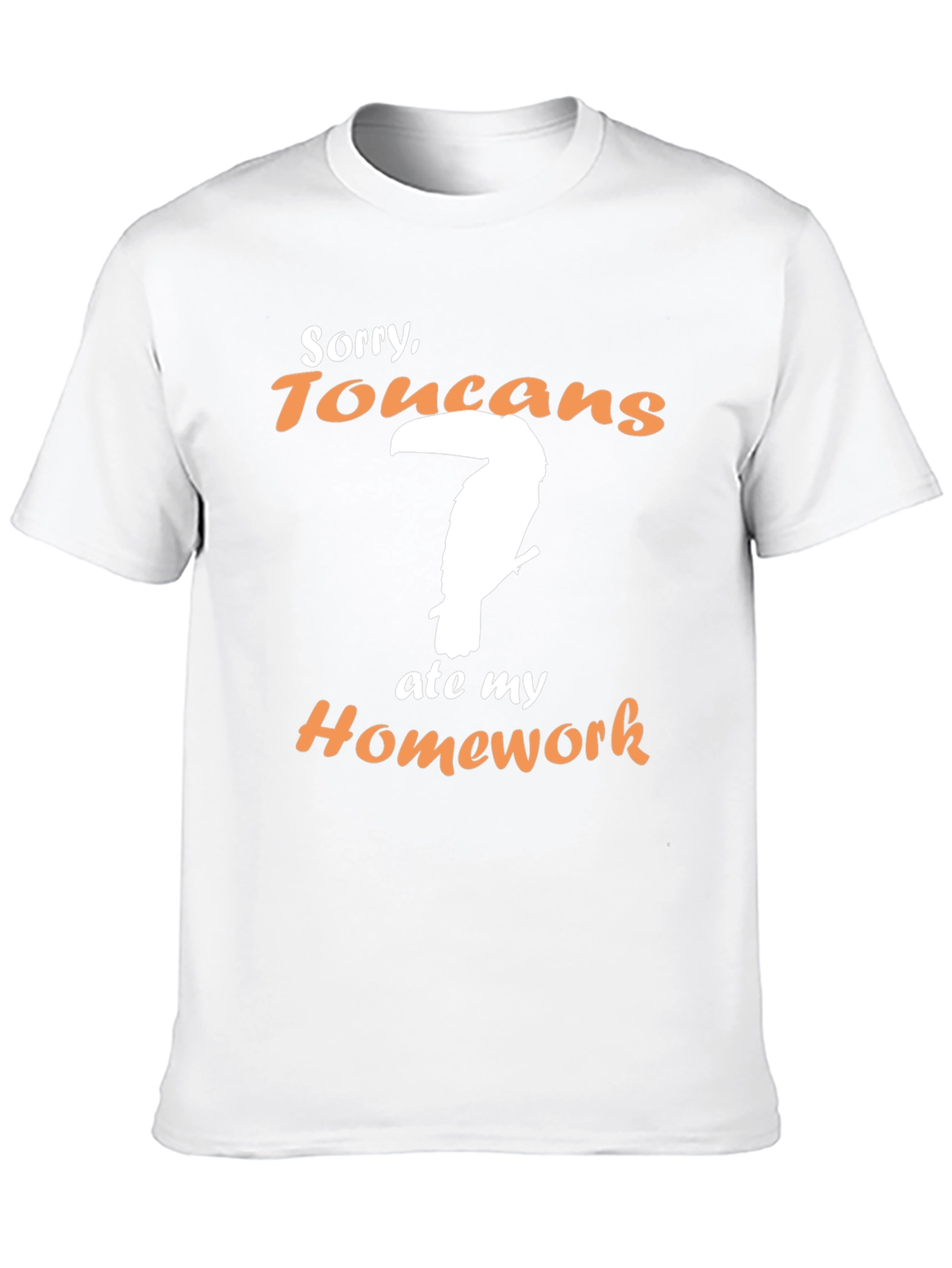 Toucan Ate My Homework Funny Graphic T-Shirt