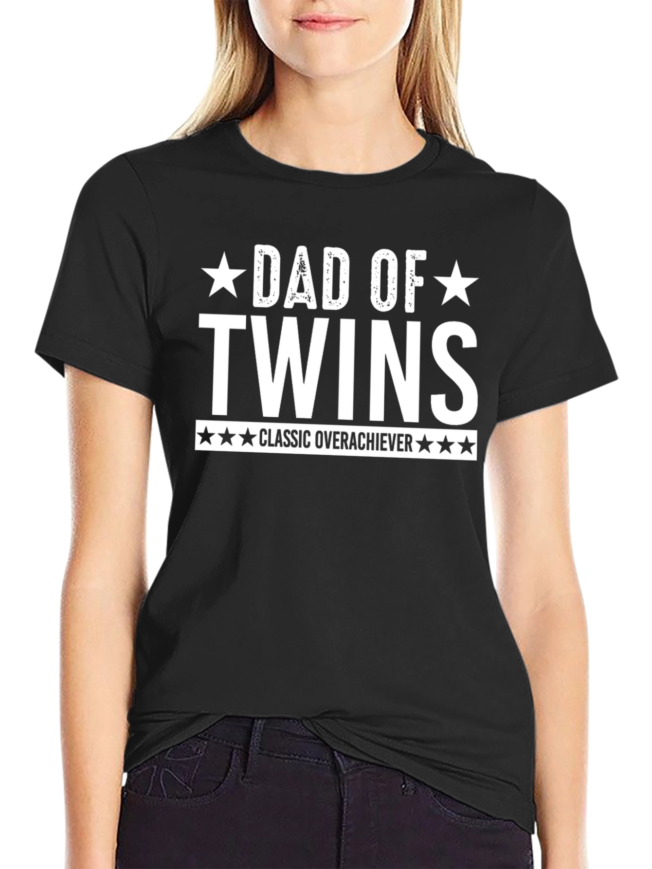 Dad of Twins Classic Overachiever T-Shirt
