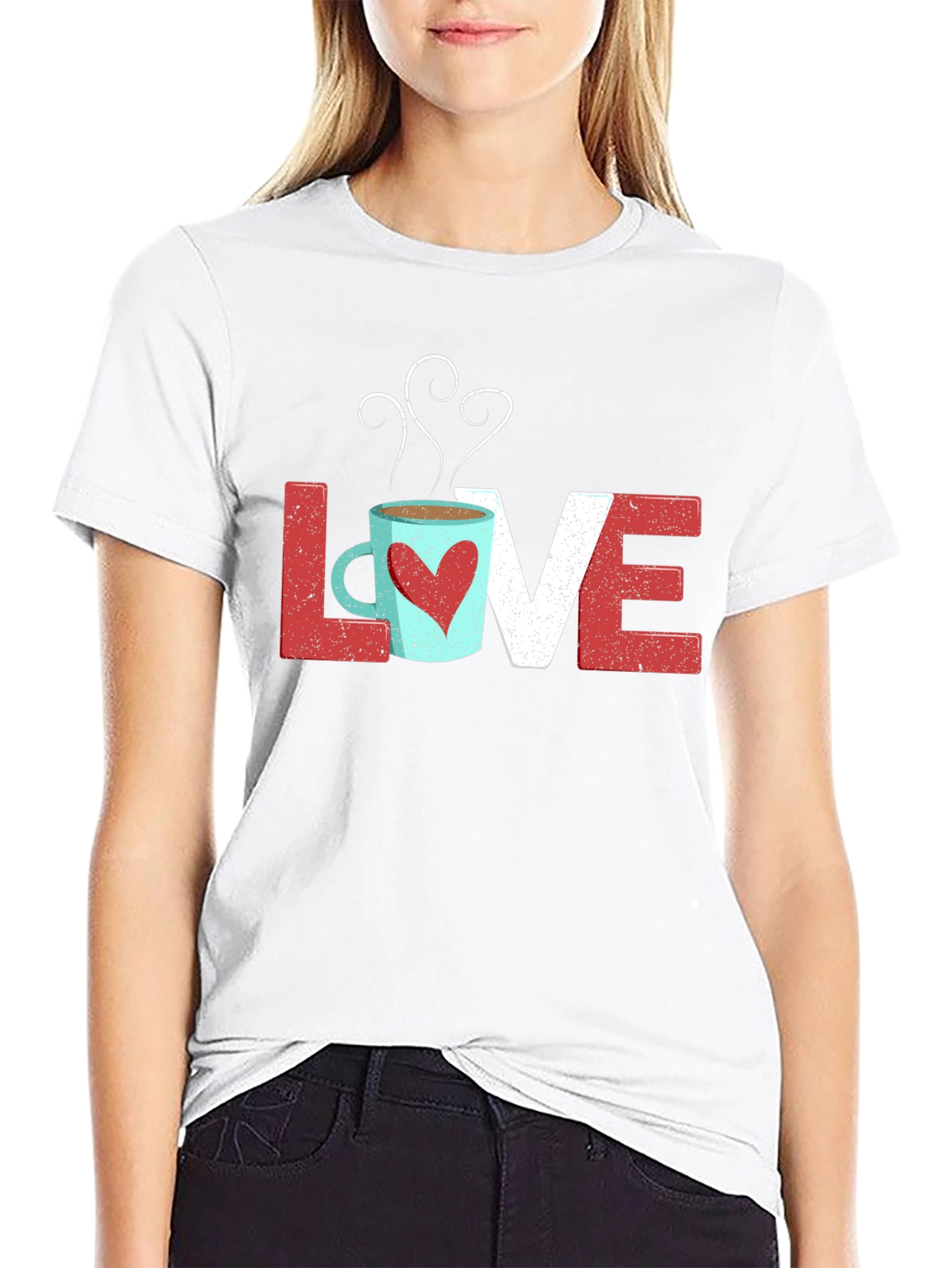 Love Coffee Graphic Tee - Unisex Black T-Shirt