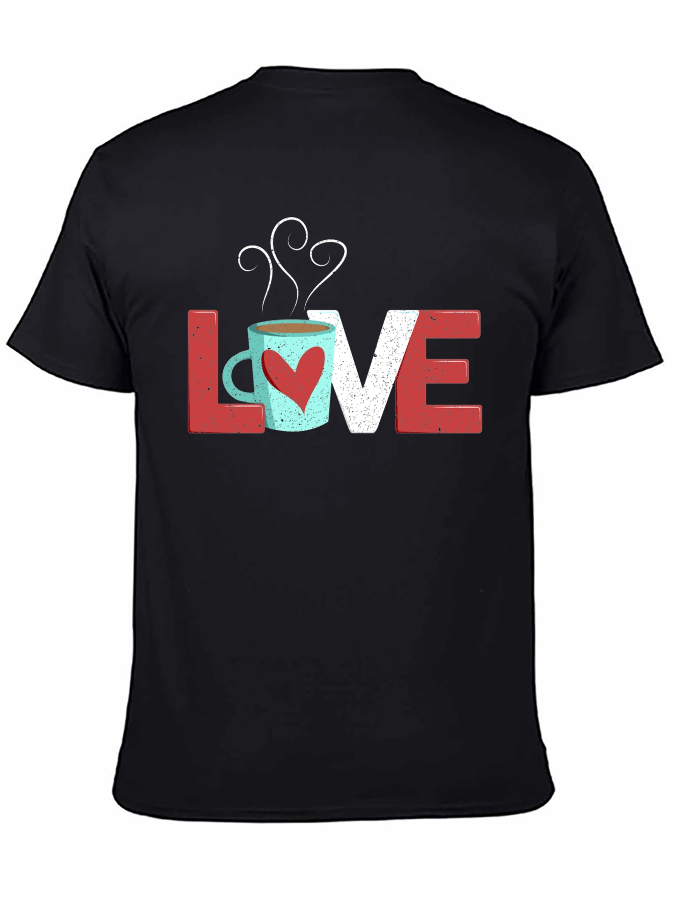 Love Coffee Graphic Tee - Unisex Black T-Shirt