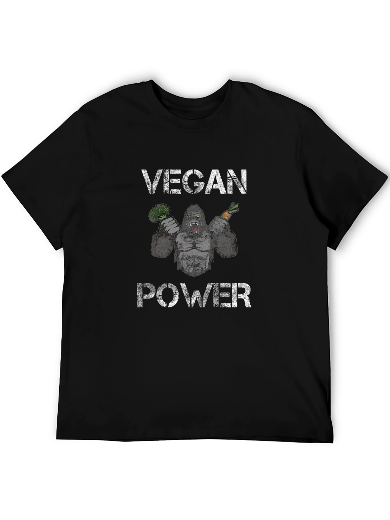 Vegan Power Gorilla Graphic Tee