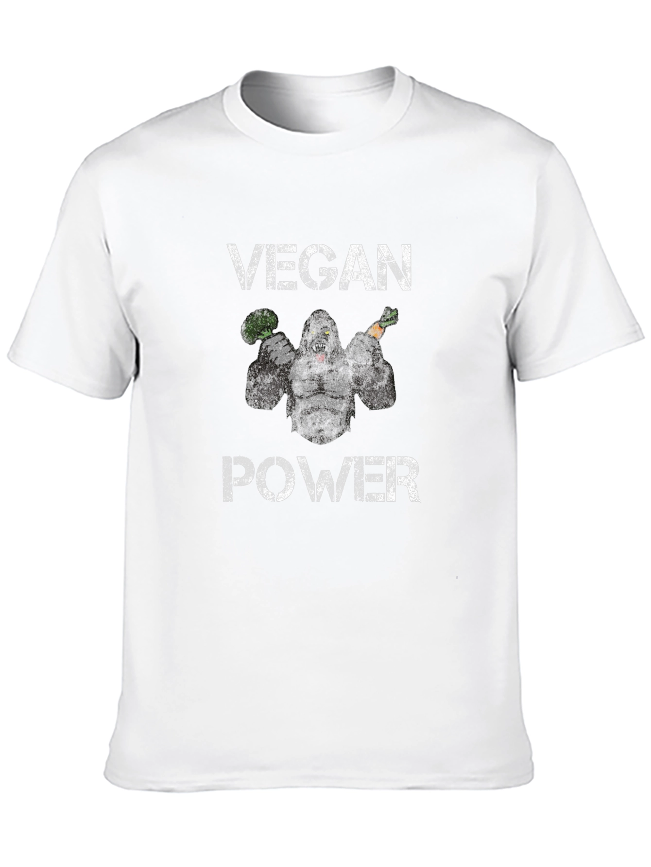 Vegan Power Gorilla Graphic Tee
