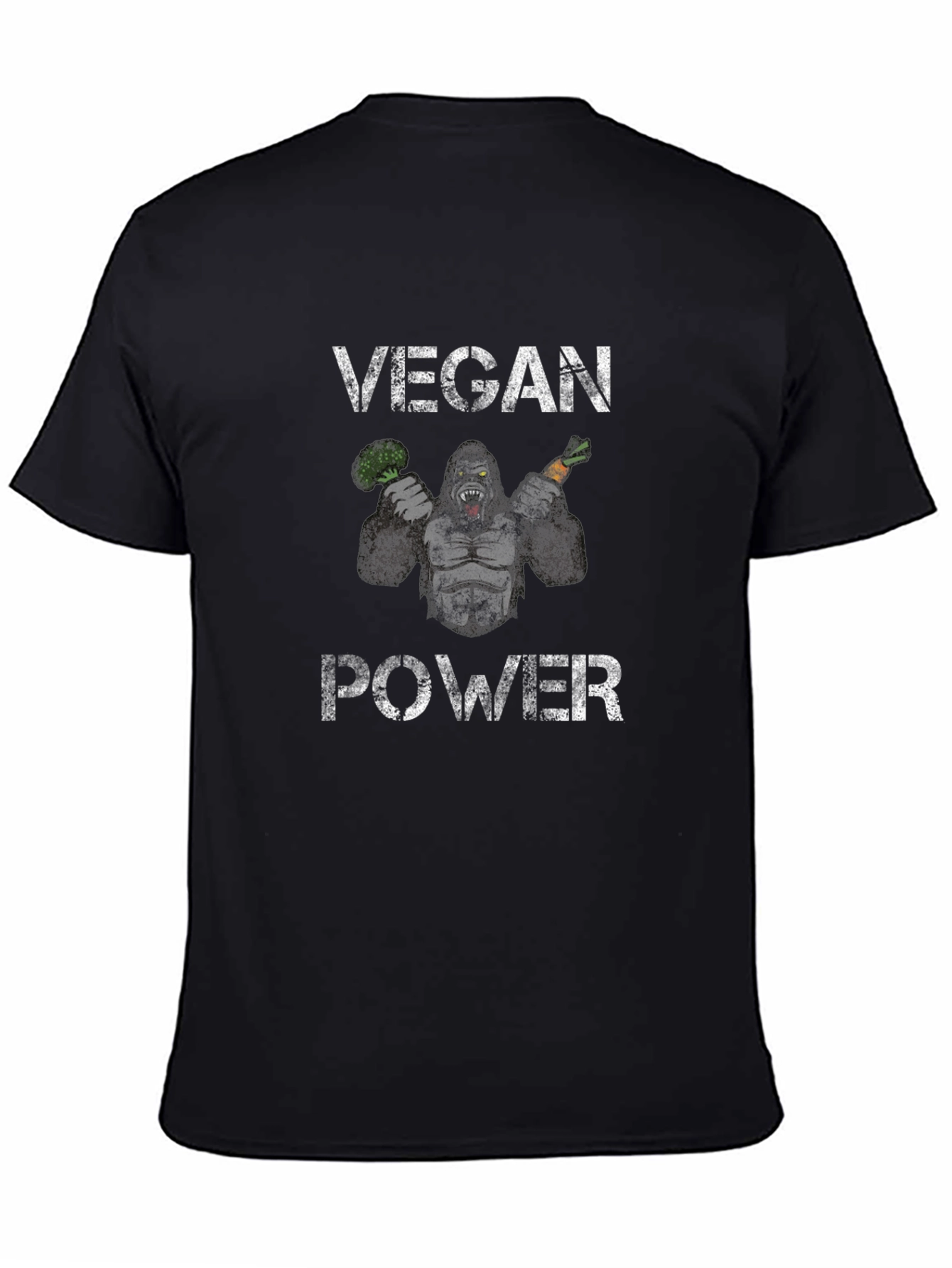 Vegan Power Gorilla Graphic Tee