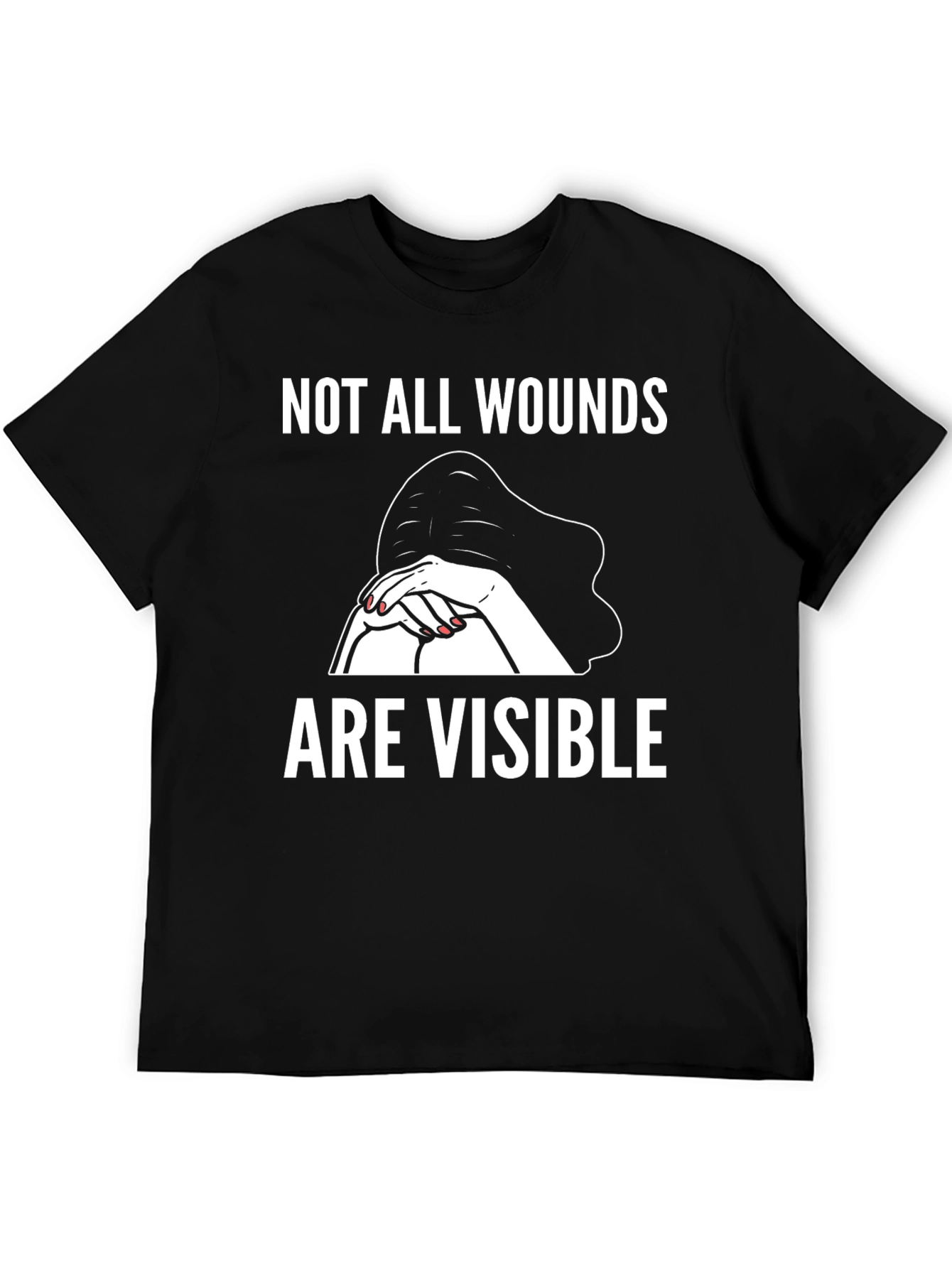 Not All Wounds Are Visible Graphic Tee