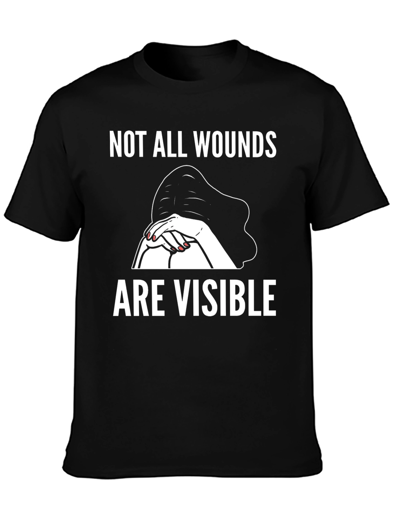 Not All Wounds Are Visible Graphic Tee