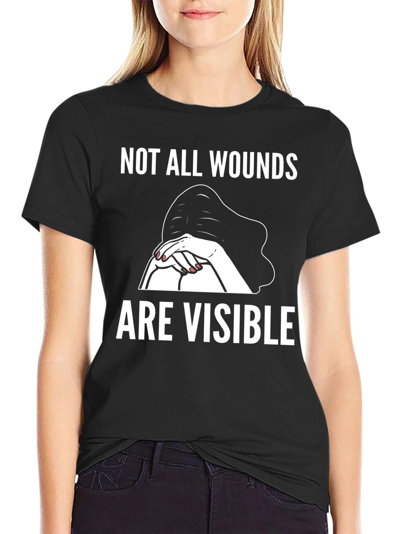 Not All Wounds Are Visible Graphic Tee