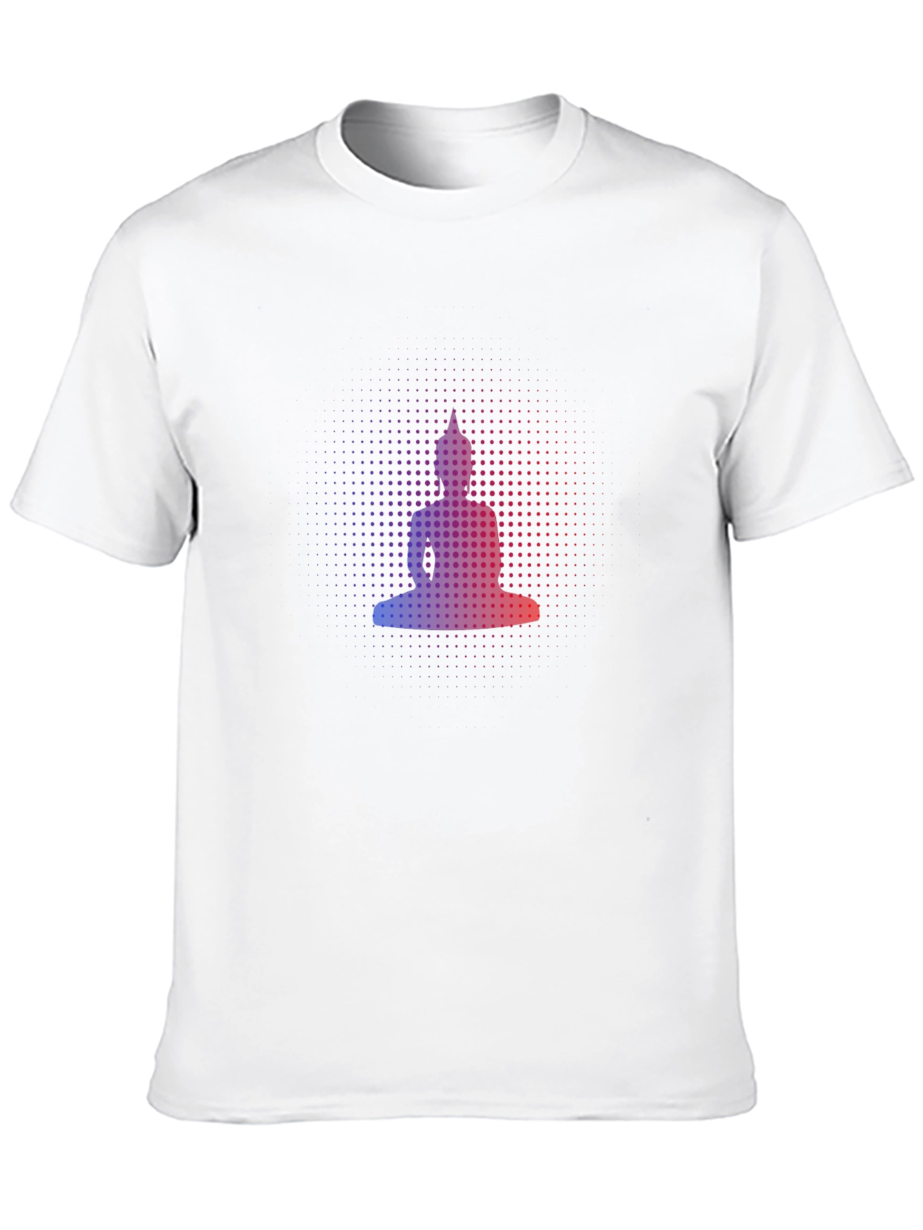 Buddha Silhouette Graphic Black T-Shirt