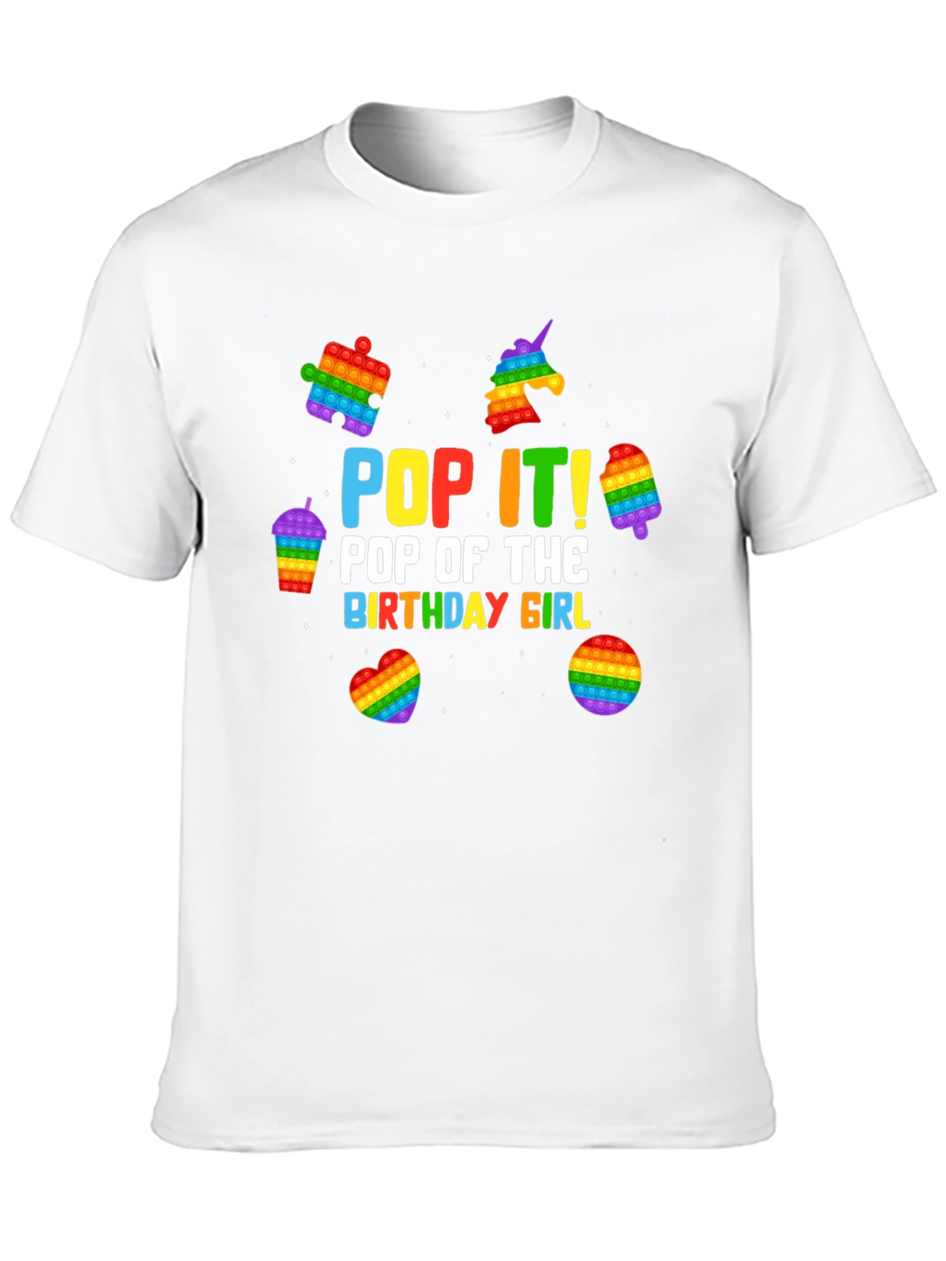 Pop It Birthday Girl T-Shirt