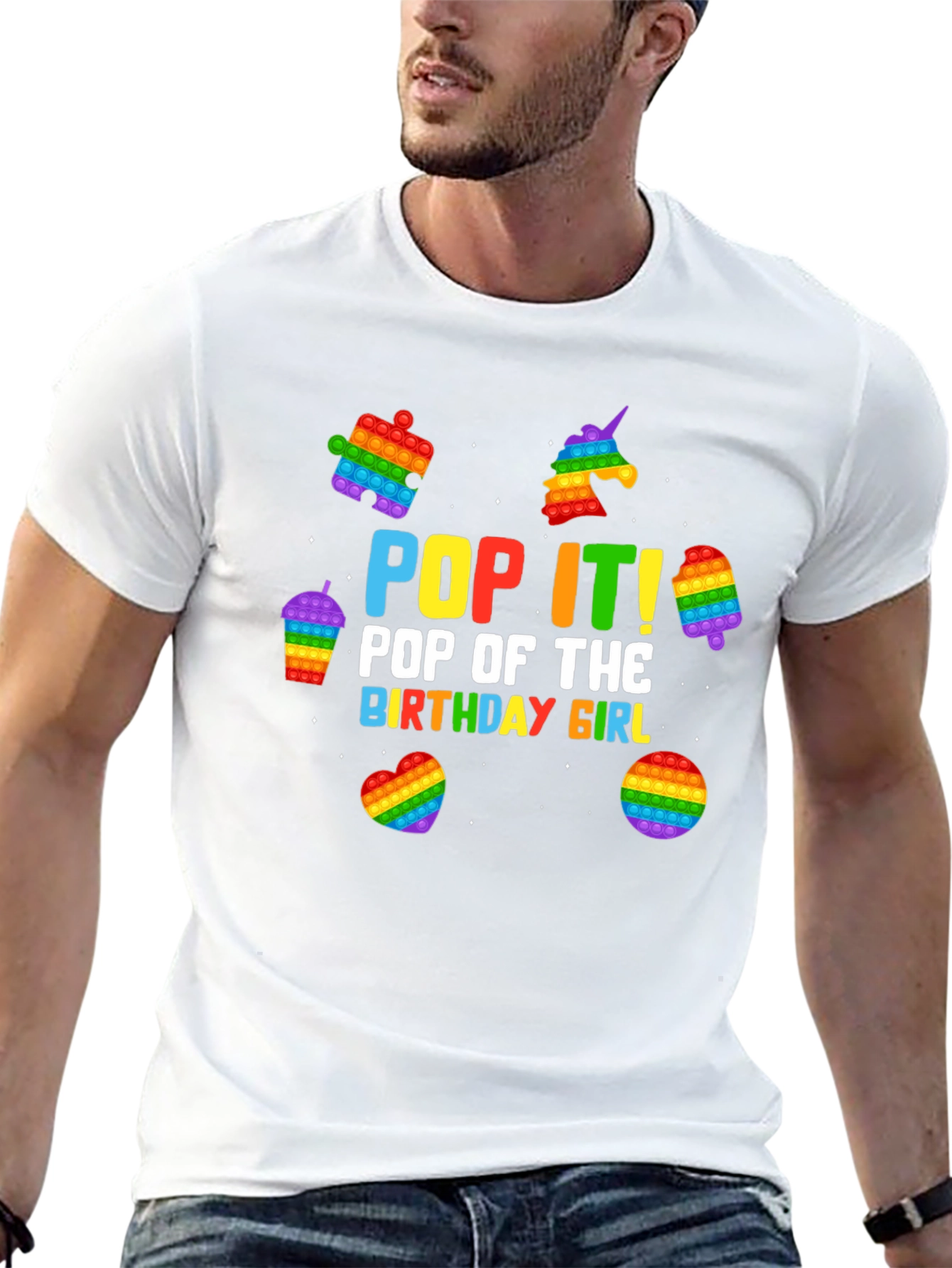 Pop It Birthday Girl T-Shirt