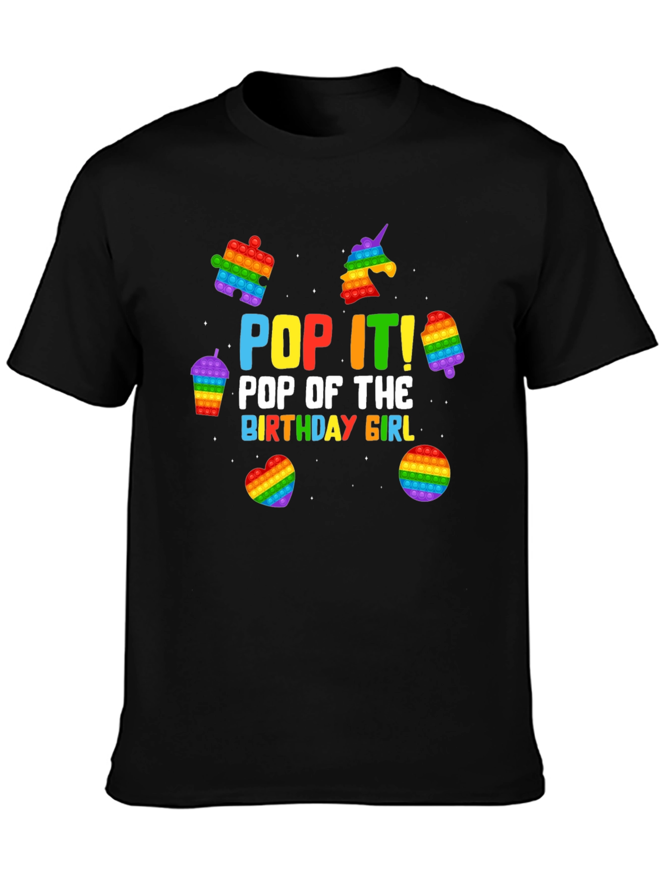 Pop It Birthday Girl T-Shirt