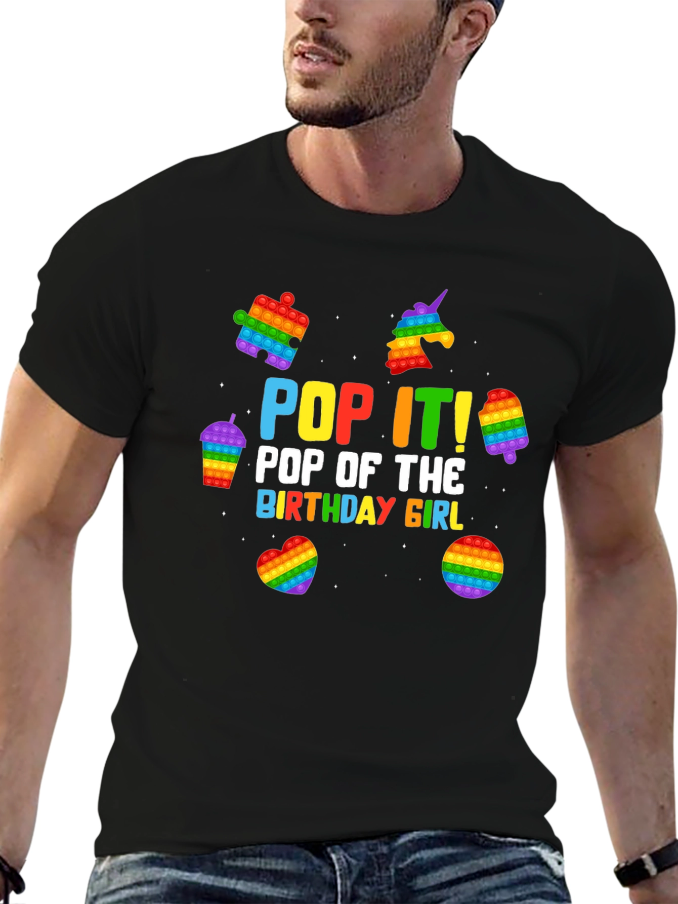 Pop It Birthday Girl T-Shirt