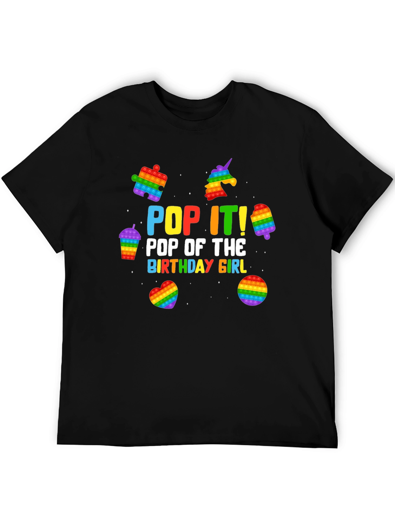 Pop It Birthday Girl T-Shirt