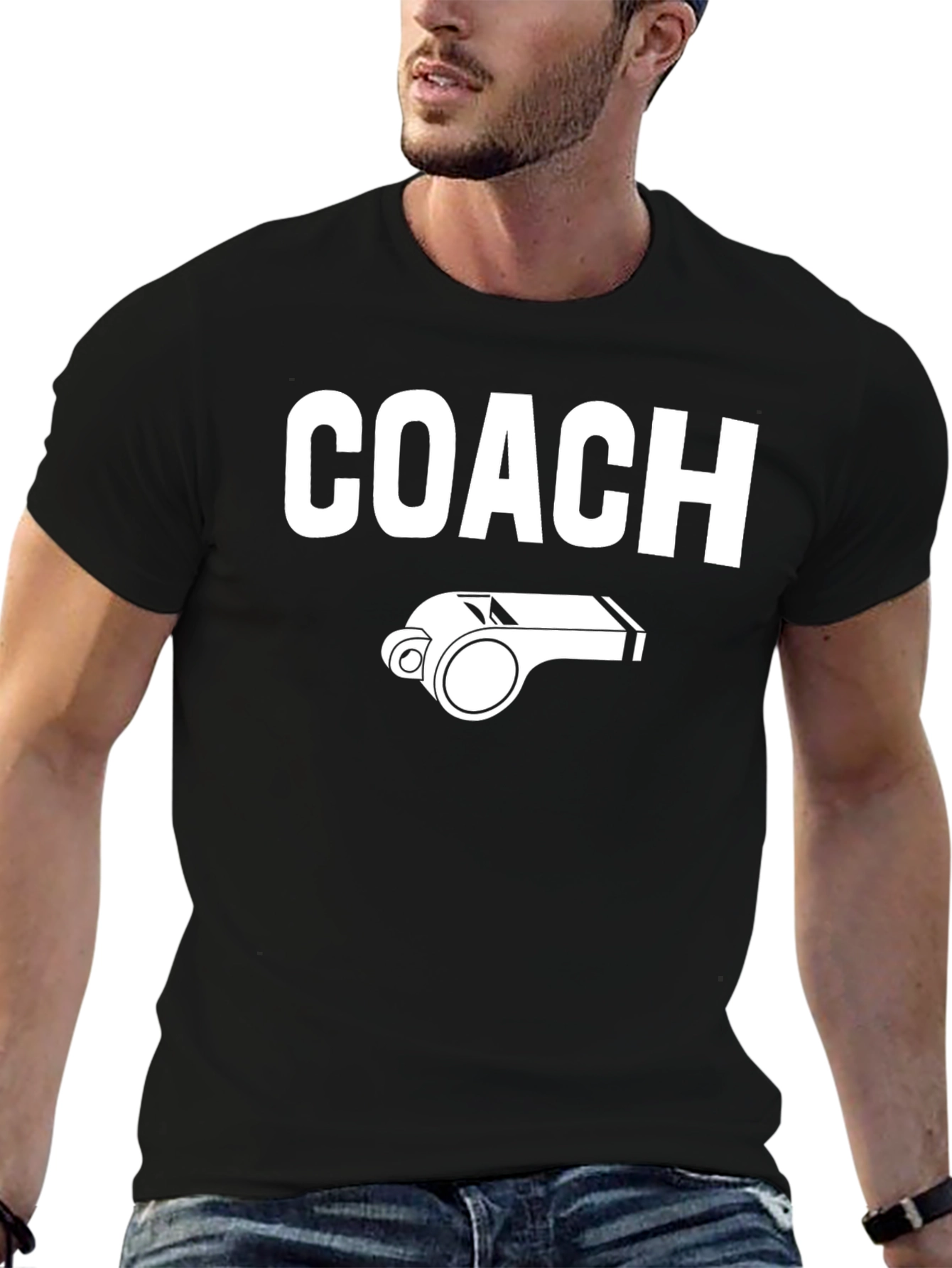 Coach Whistle Graphic Tee - Training Essentials