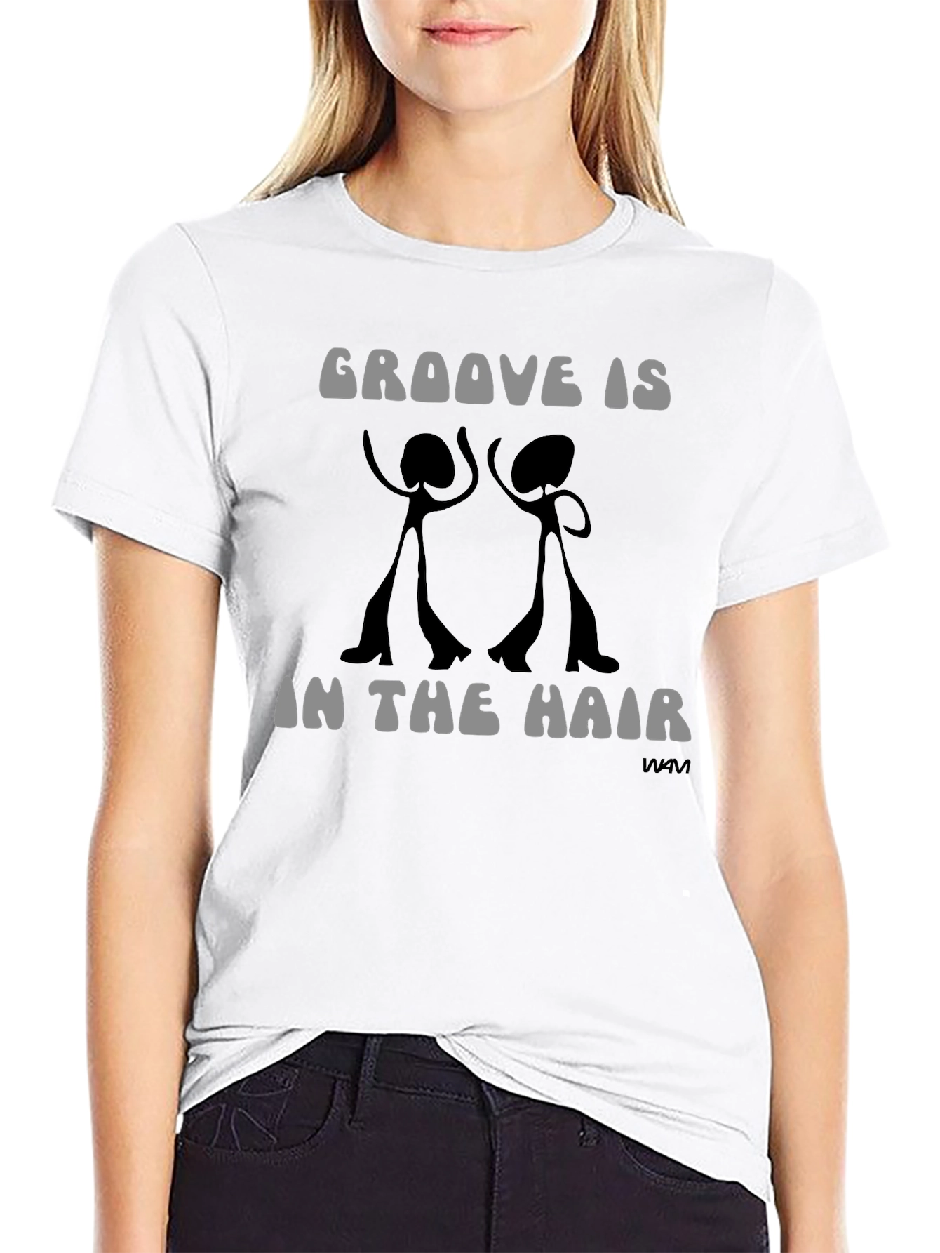 Groove Is In The Hair Graphic T-Shirt
