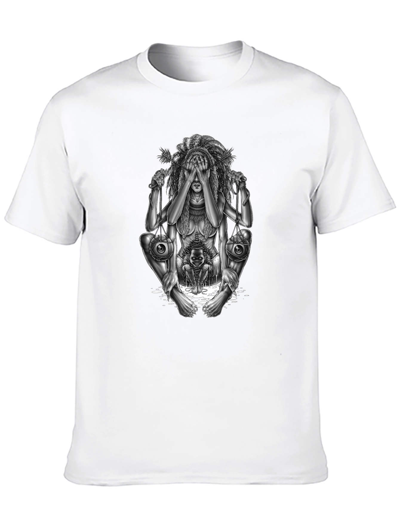Unique Graphic Tee - Artistic Statement Piece