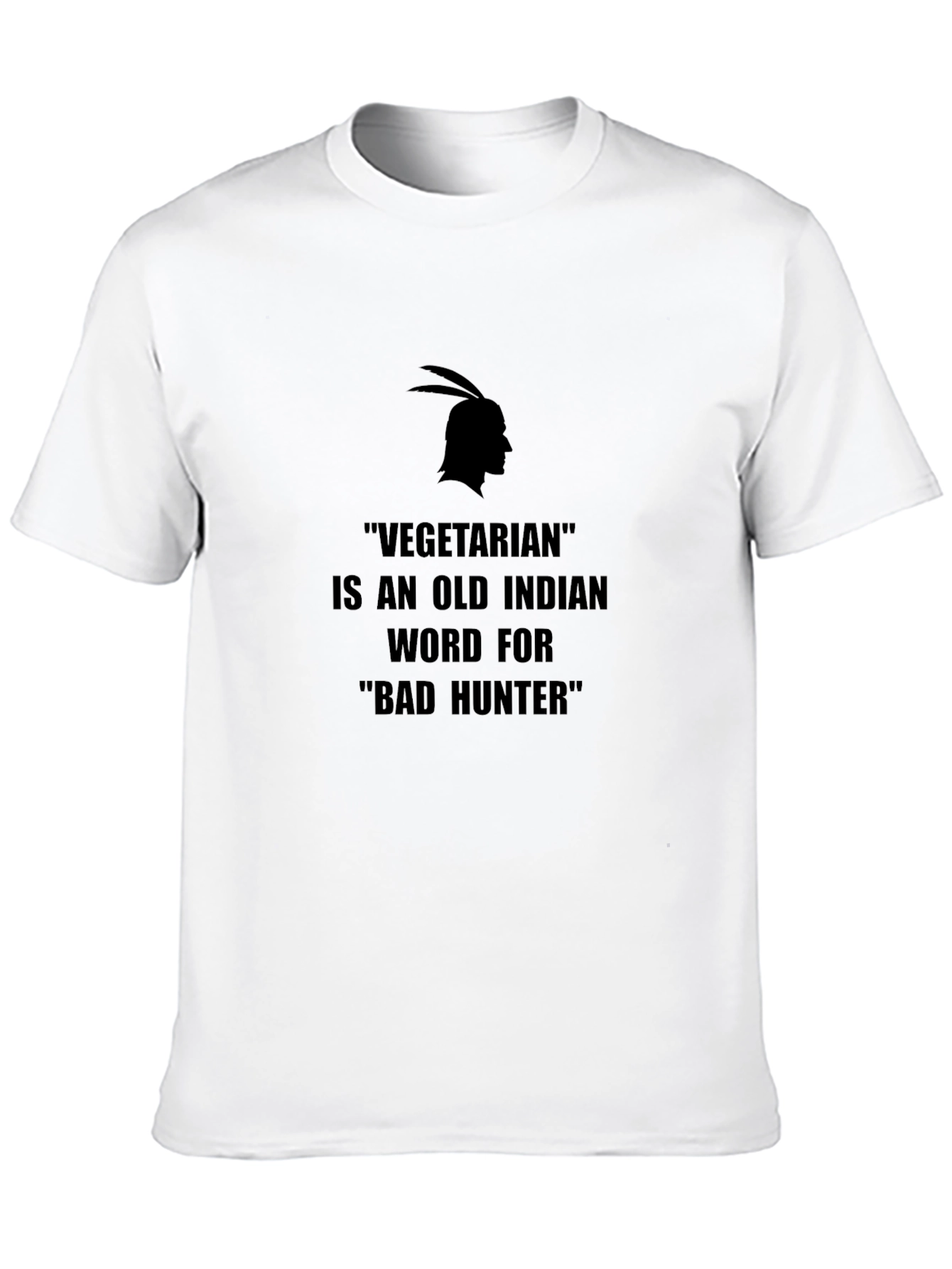 Vegetarian Bad Hunter Graphic T-Shirt