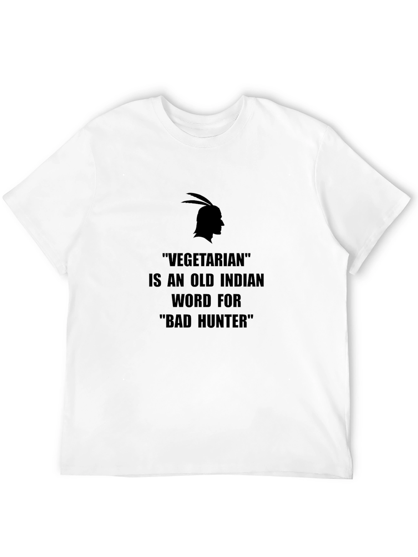 Vegetarian Bad Hunter Graphic T-Shirt