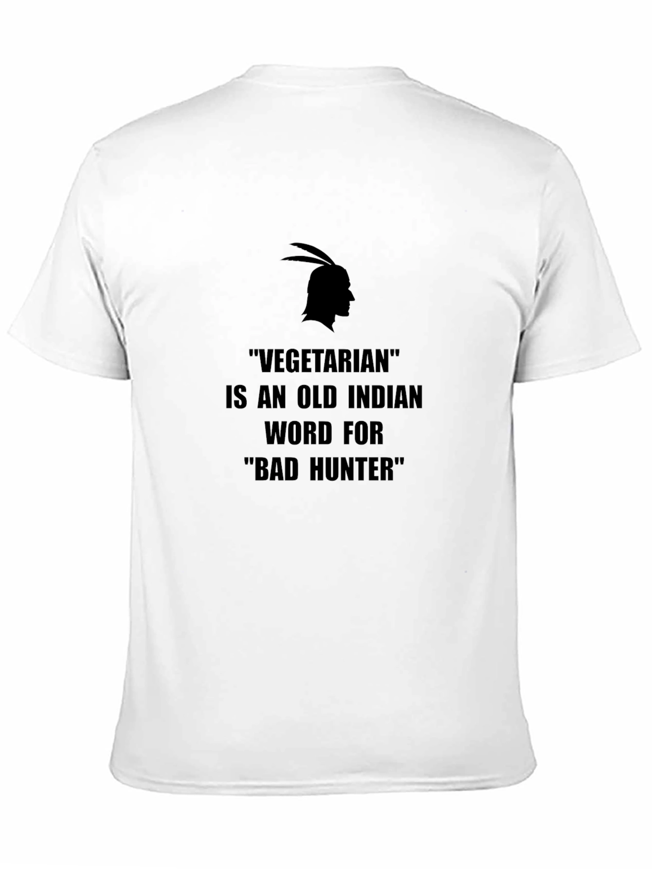 Vegetarian Bad Hunter Graphic T-Shirt