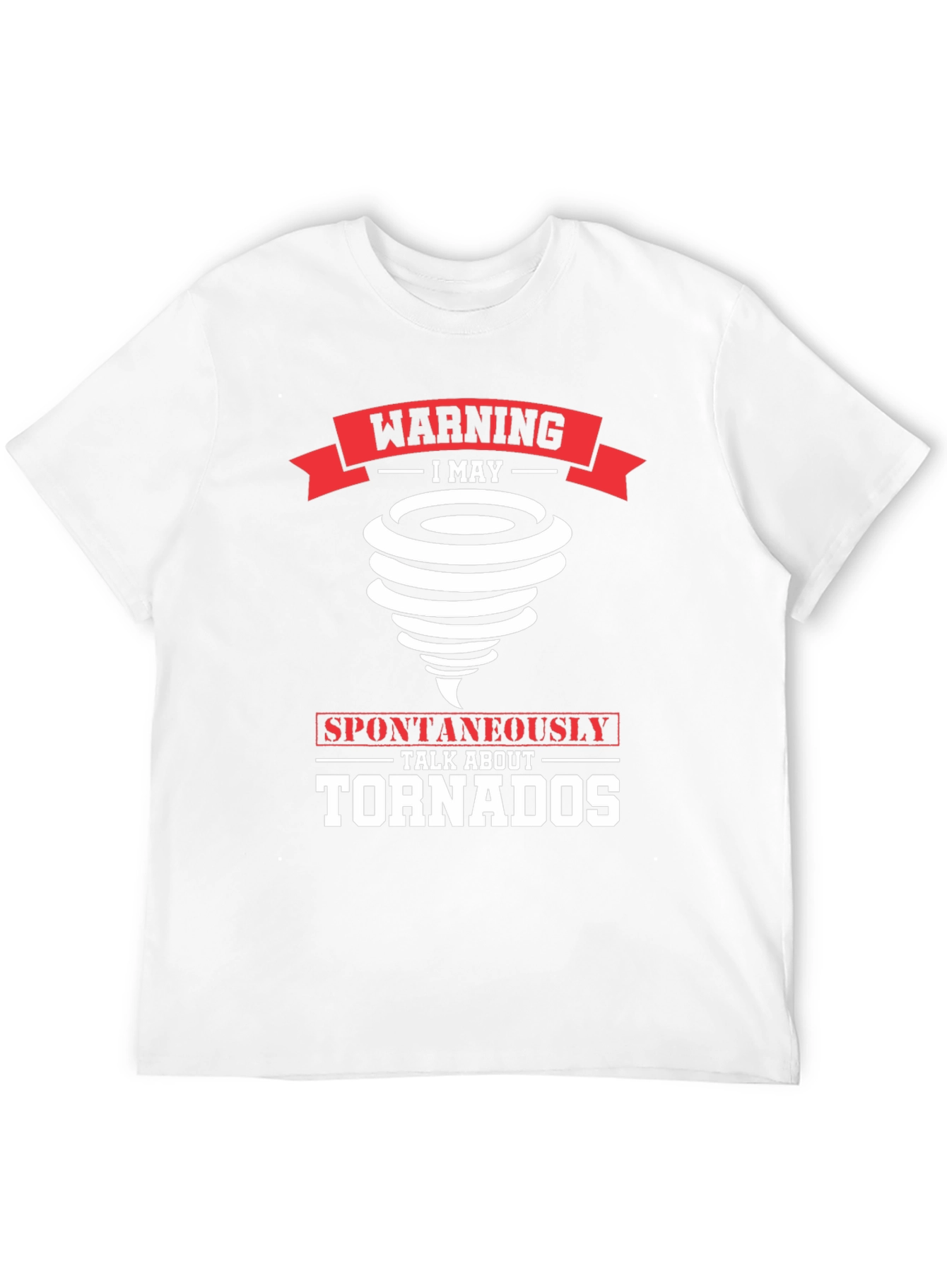 Warning Tornado Enthusiast Novelty T-Shirt
