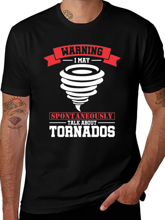 Warning Tornado Enthusiast Novelty T-Shirt