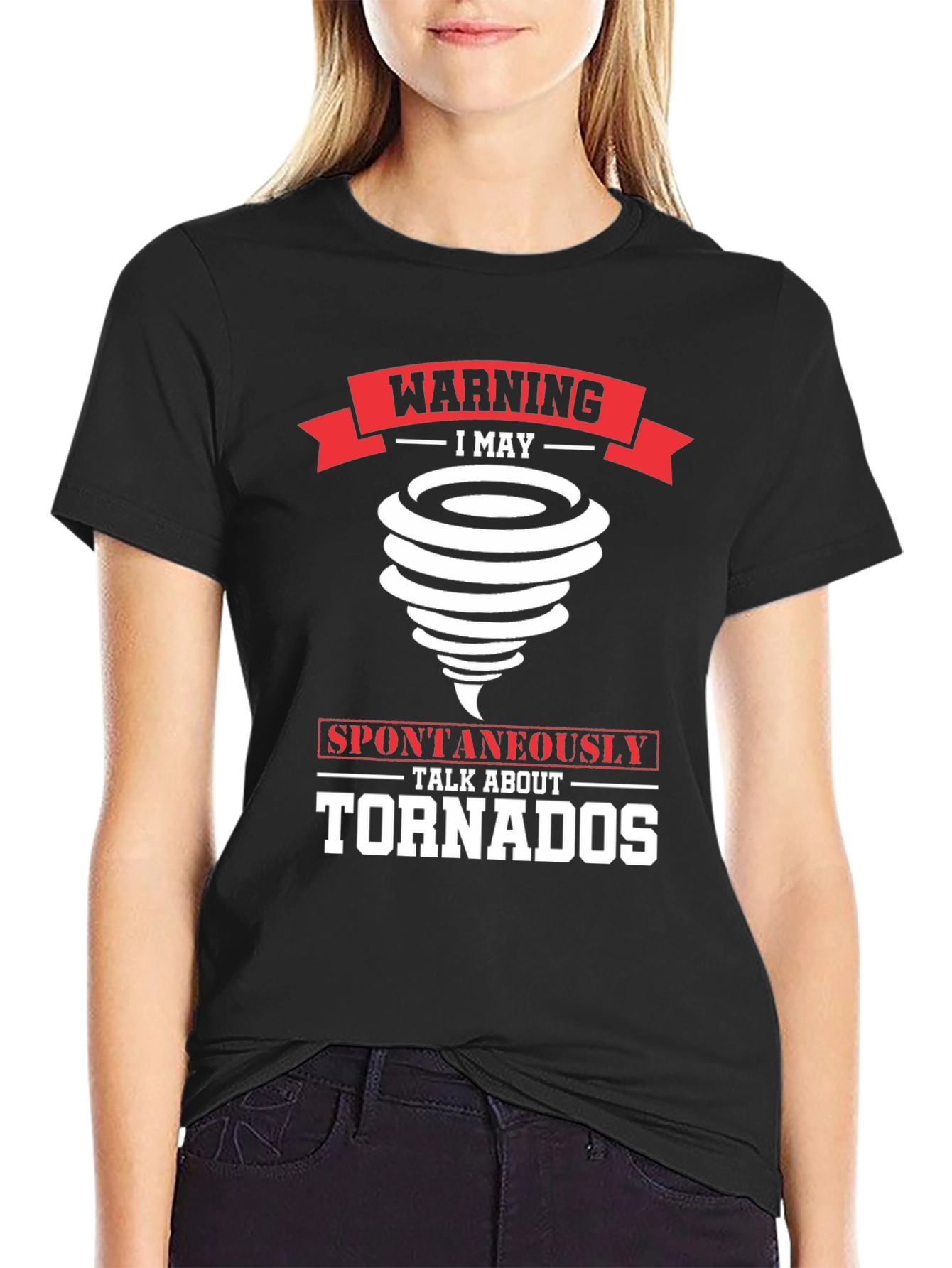 Warning Tornado Enthusiast Novelty T-Shirt