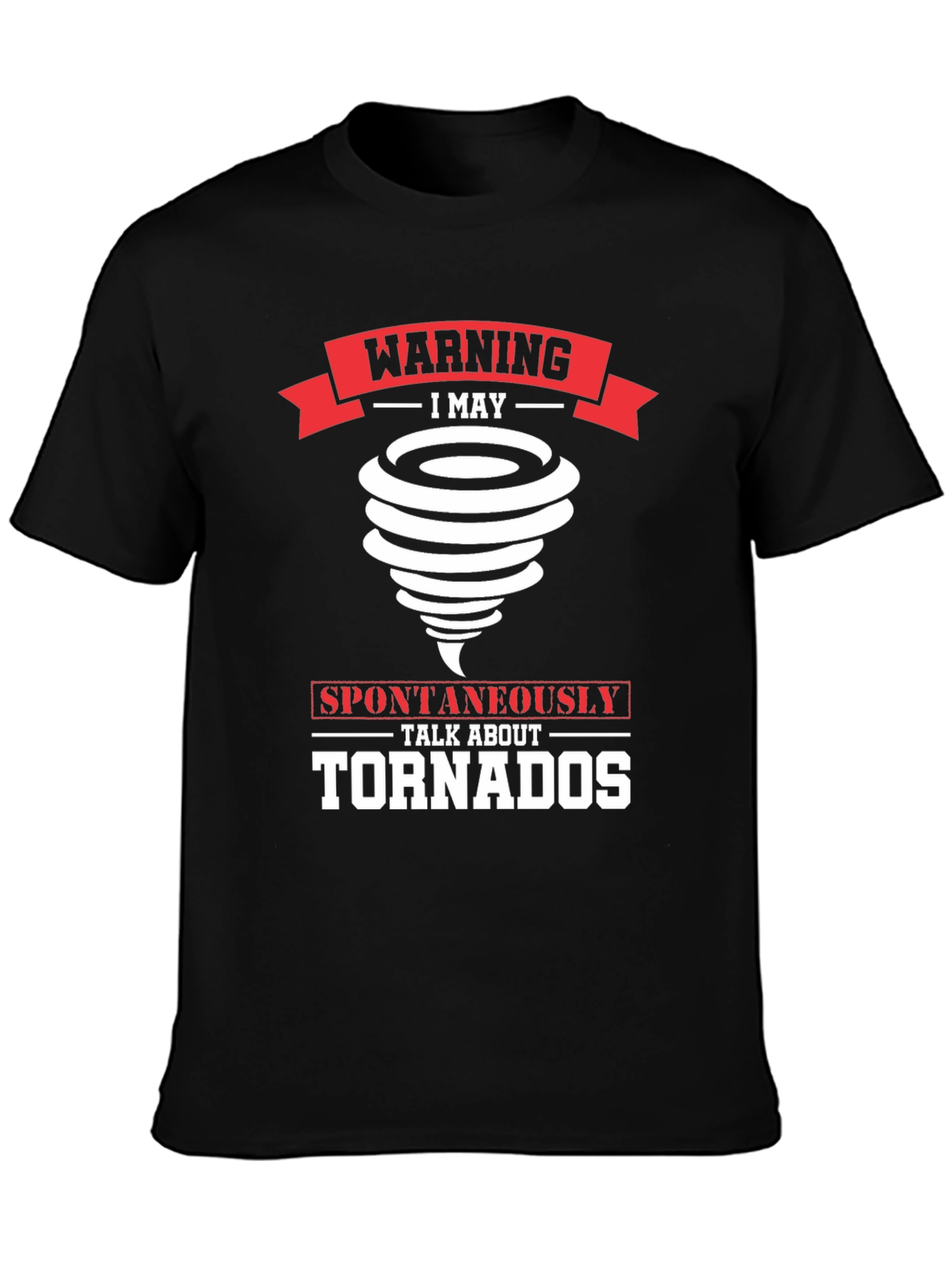 Warning Tornado Enthusiast Novelty T-Shirt