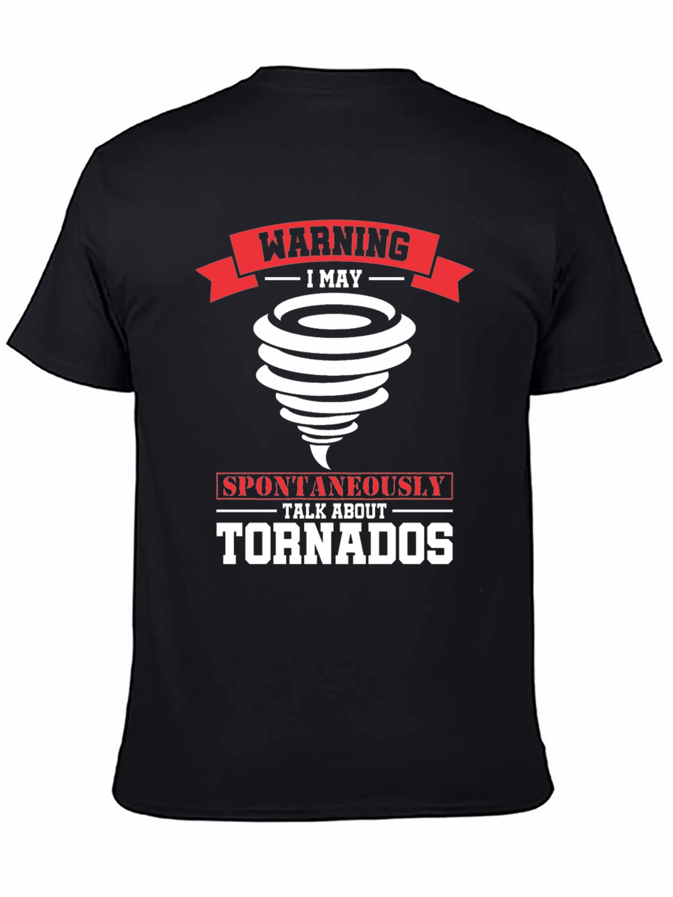 Warning Tornado Enthusiast Novelty T-Shirt