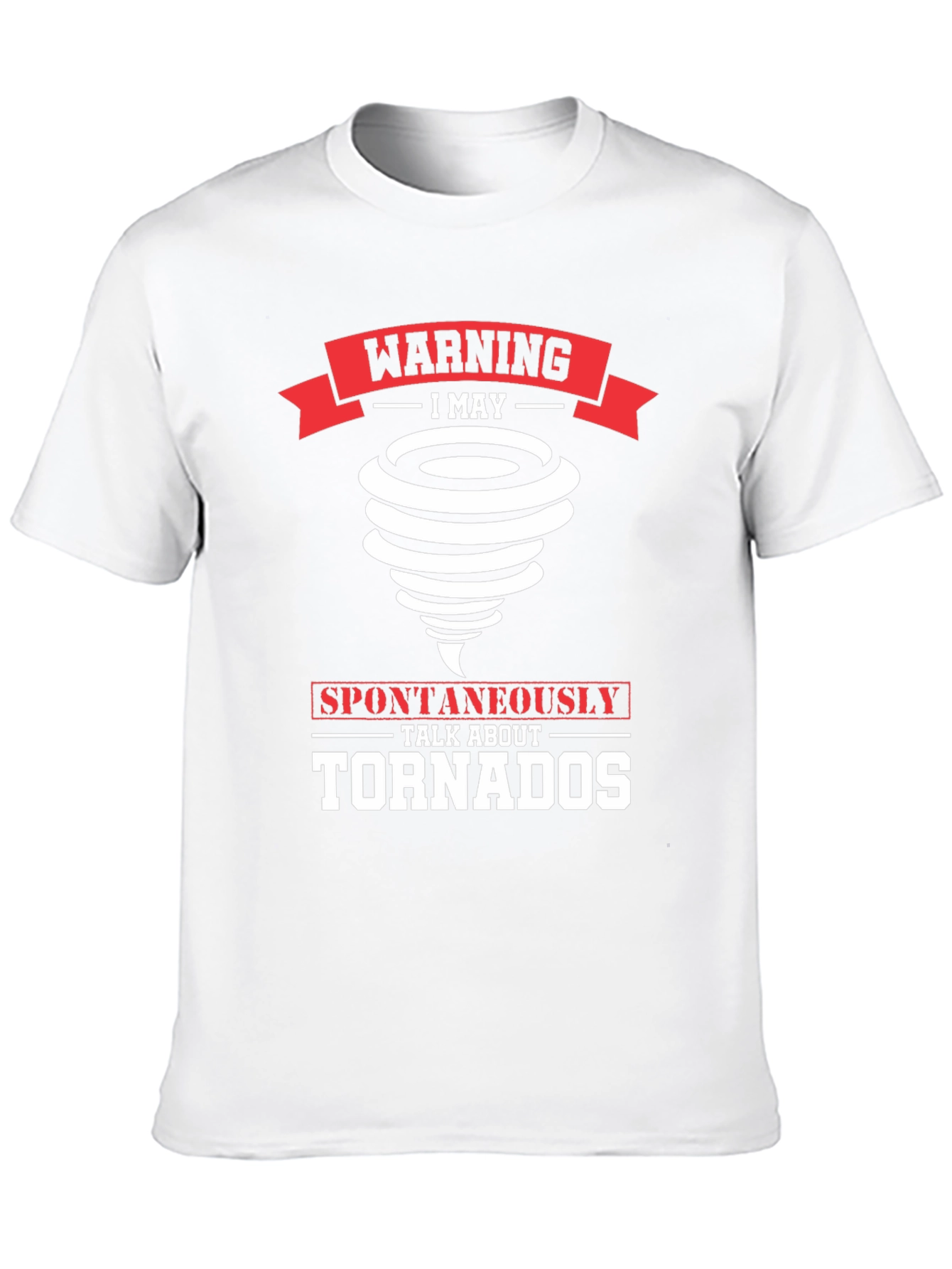 Warning Tornado Enthusiast Novelty T-Shirt