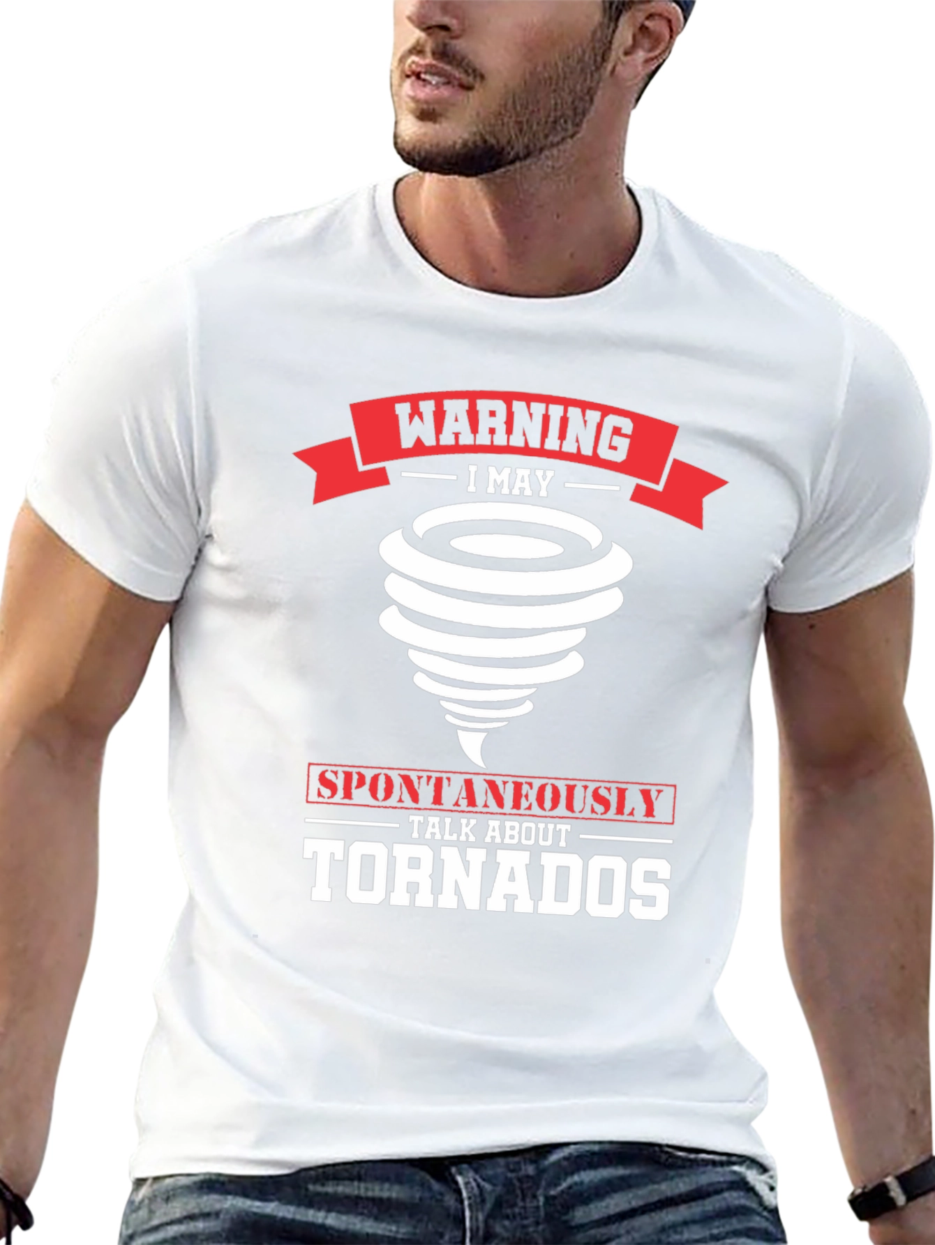 Warning Tornado Enthusiast Novelty T-Shirt