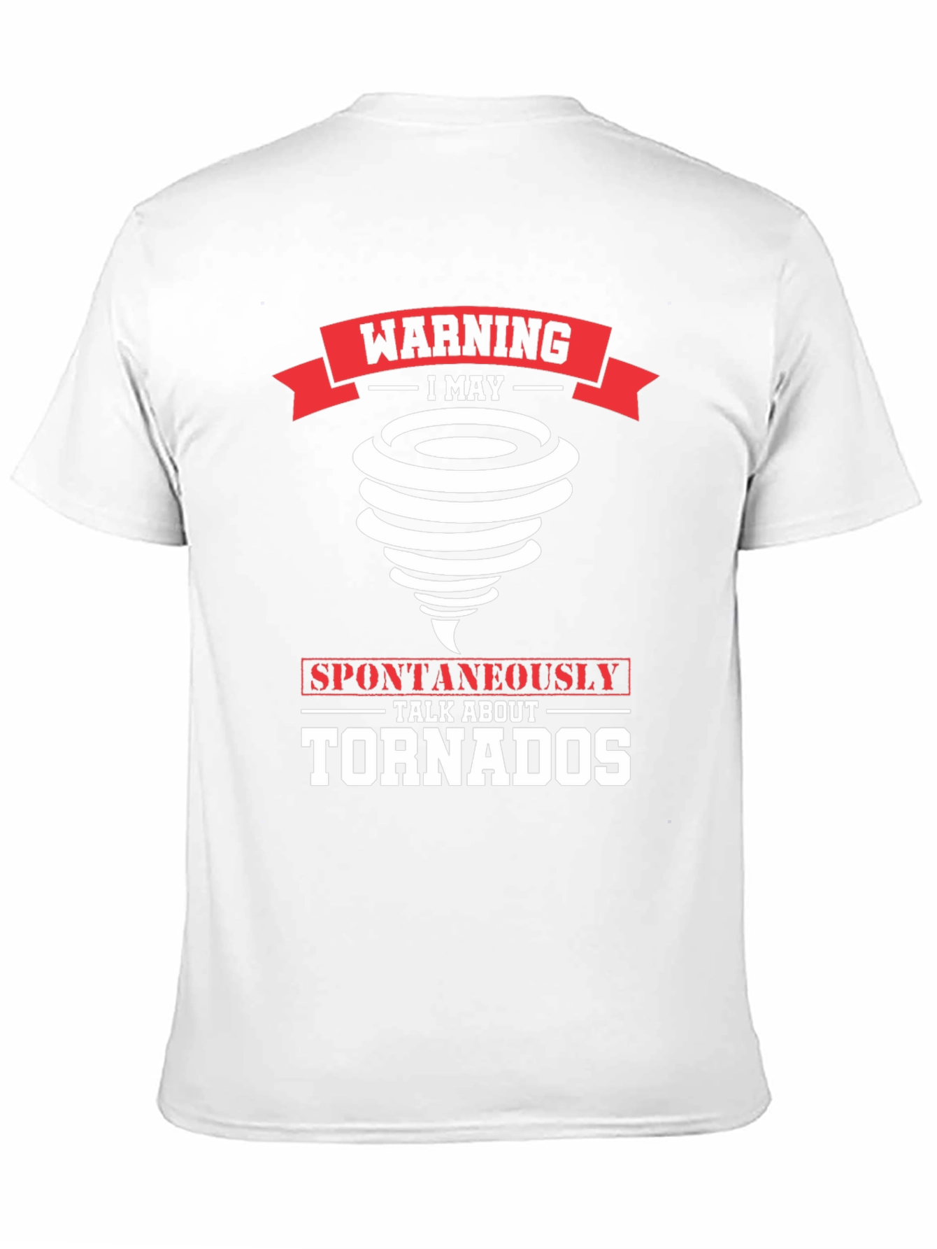 Warning Tornado Enthusiast Novelty T-Shirt