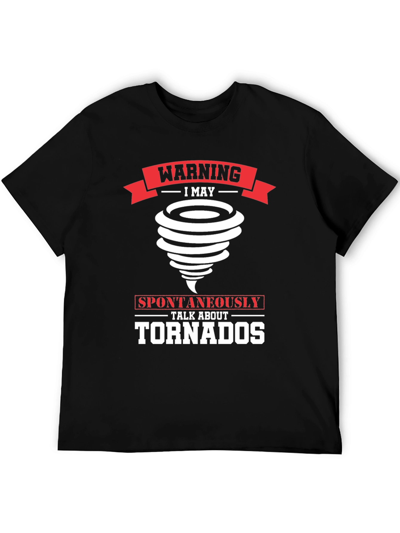Warning Tornado Enthusiast Novelty T-Shirt