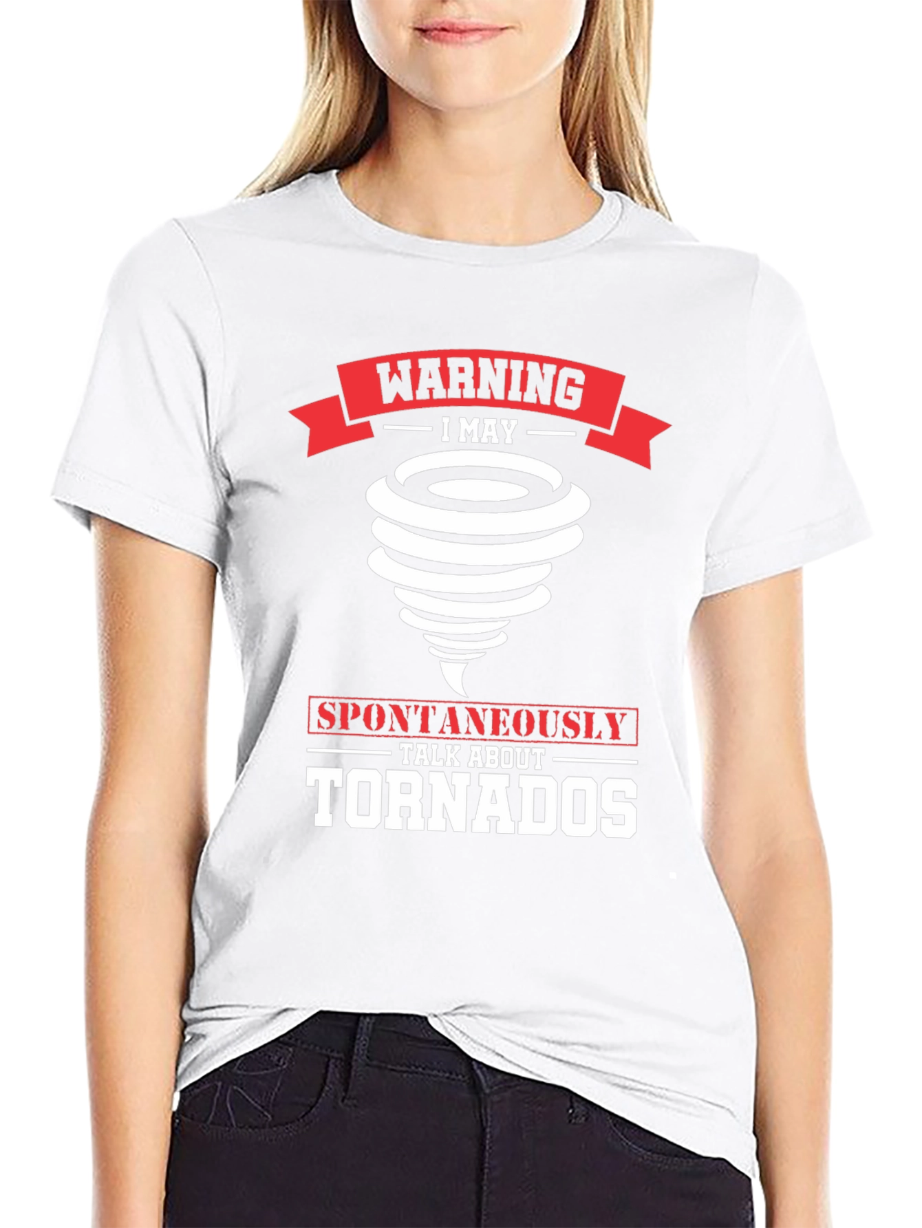 Warning Tornado Enthusiast Novelty T-Shirt