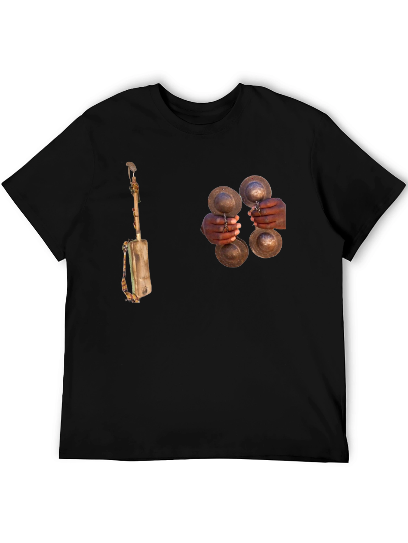 Unique Graphic T-Shirt - Musical Instrument Print