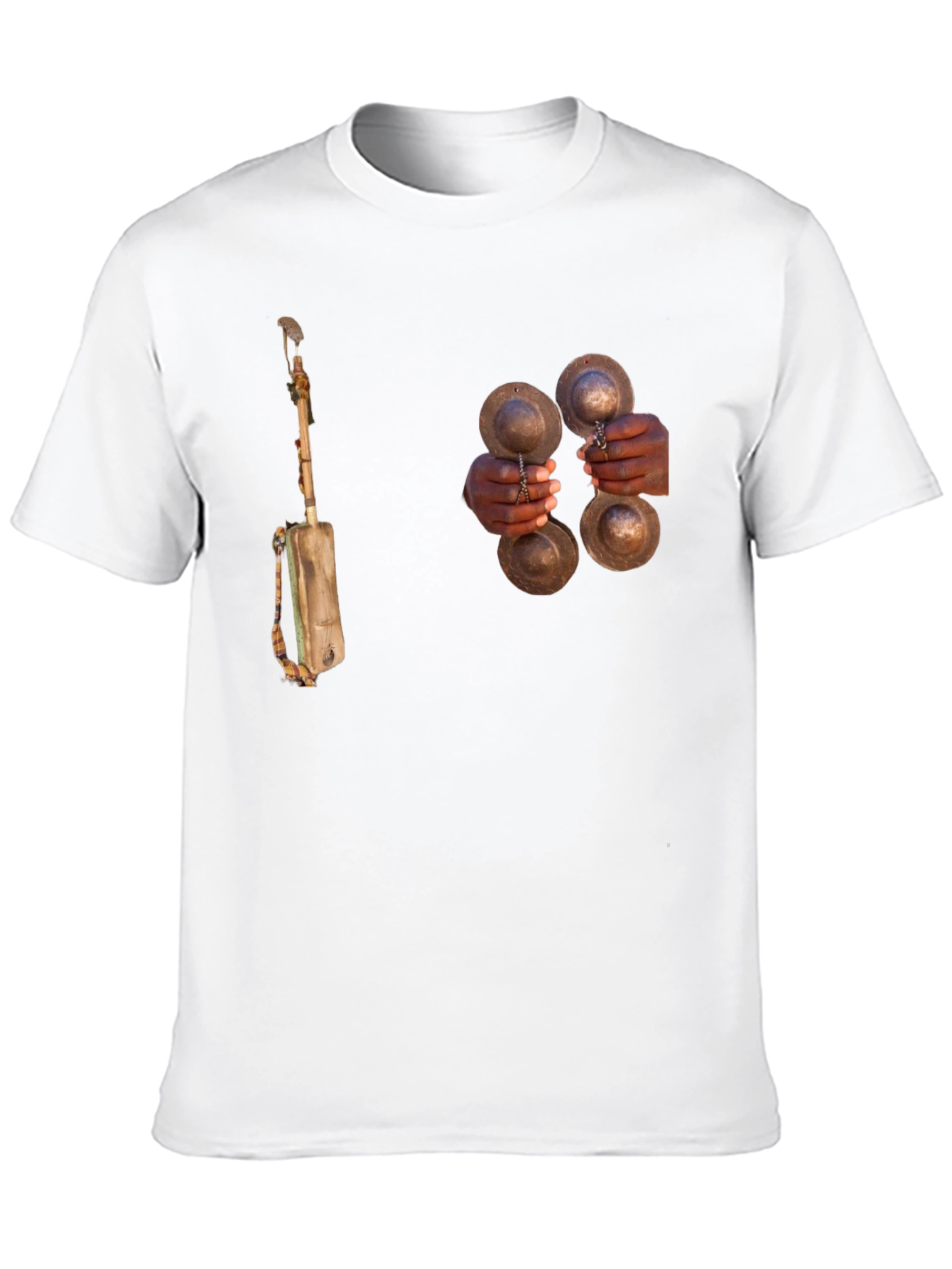 Unique Graphic T-Shirt - Musical Instrument Print