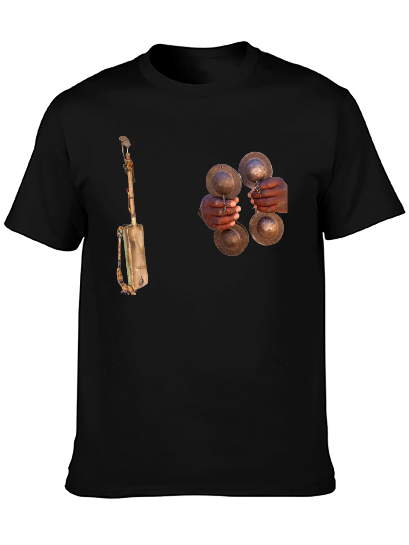 Unique Graphic T-Shirt - Musical Instrument Print