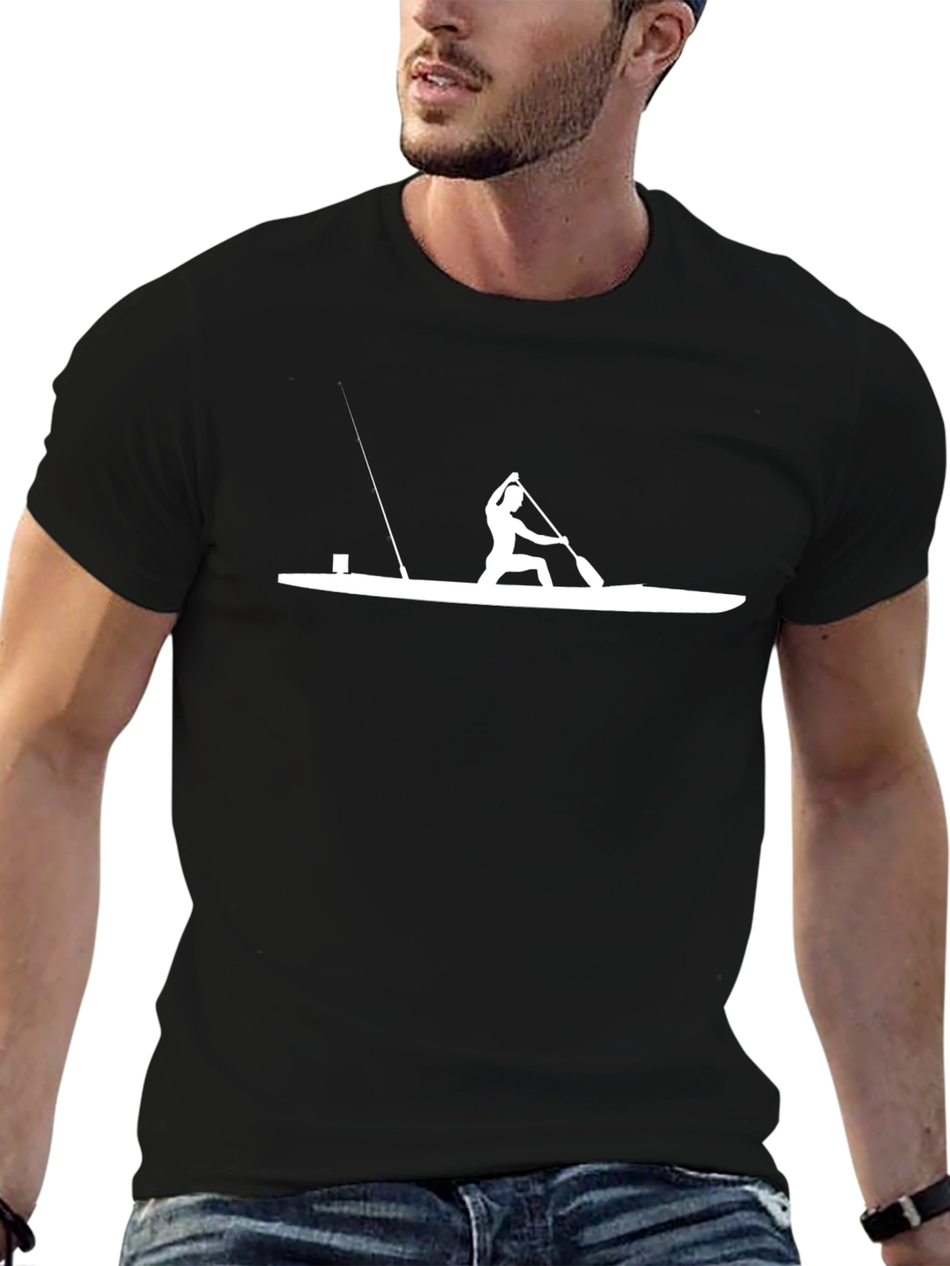 Stand Up Paddleboard T-Shirt - Fishing SUP Tee