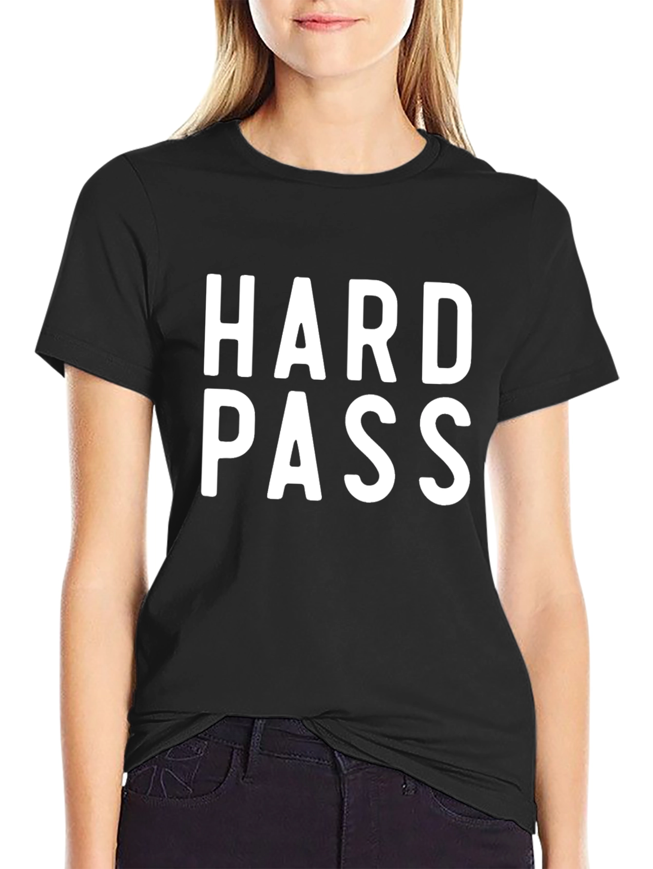 Hard Pass Graphic Tee - Bold Statement Shirt