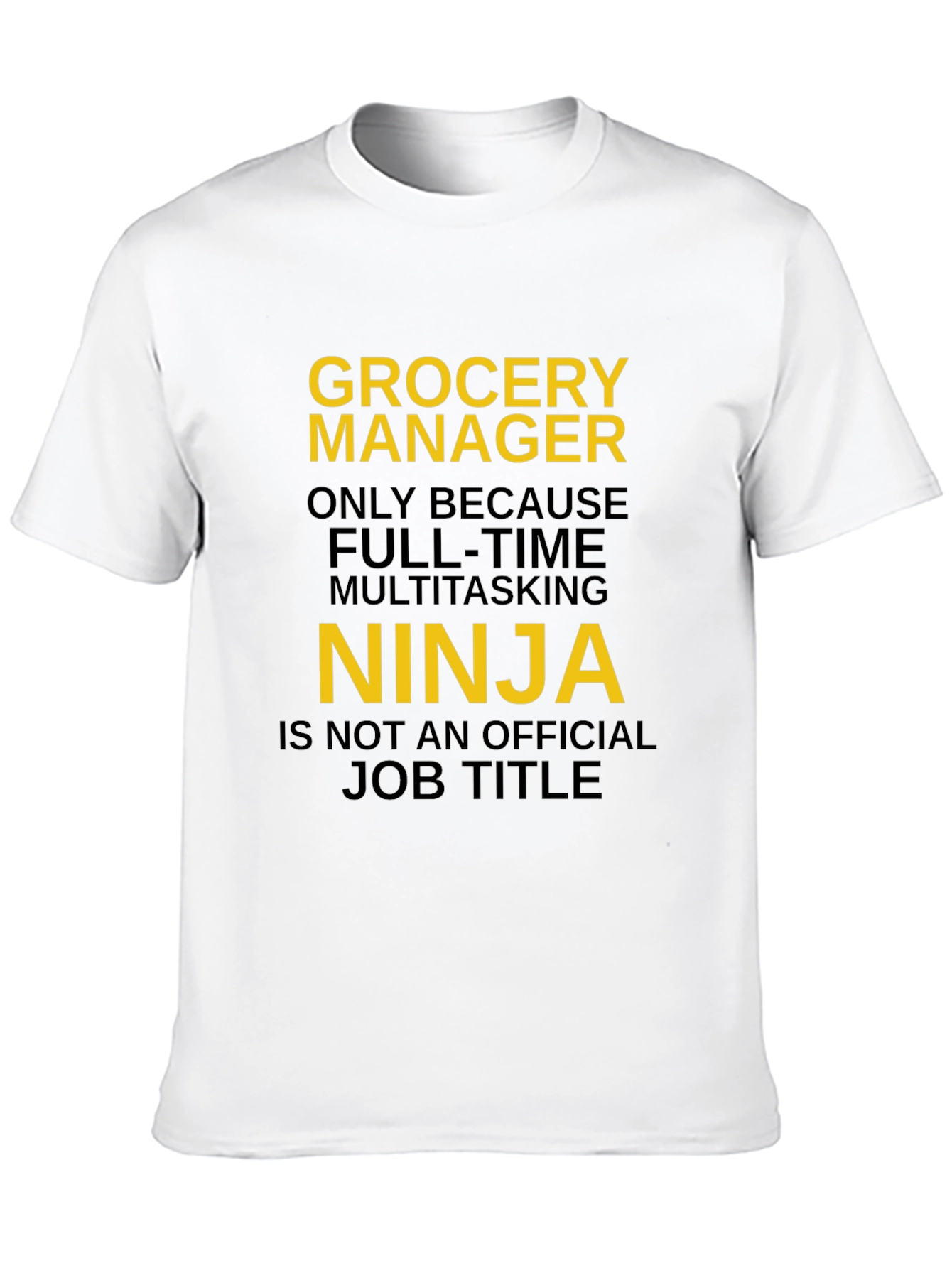 Grocery Manager Ninja T-Shirt