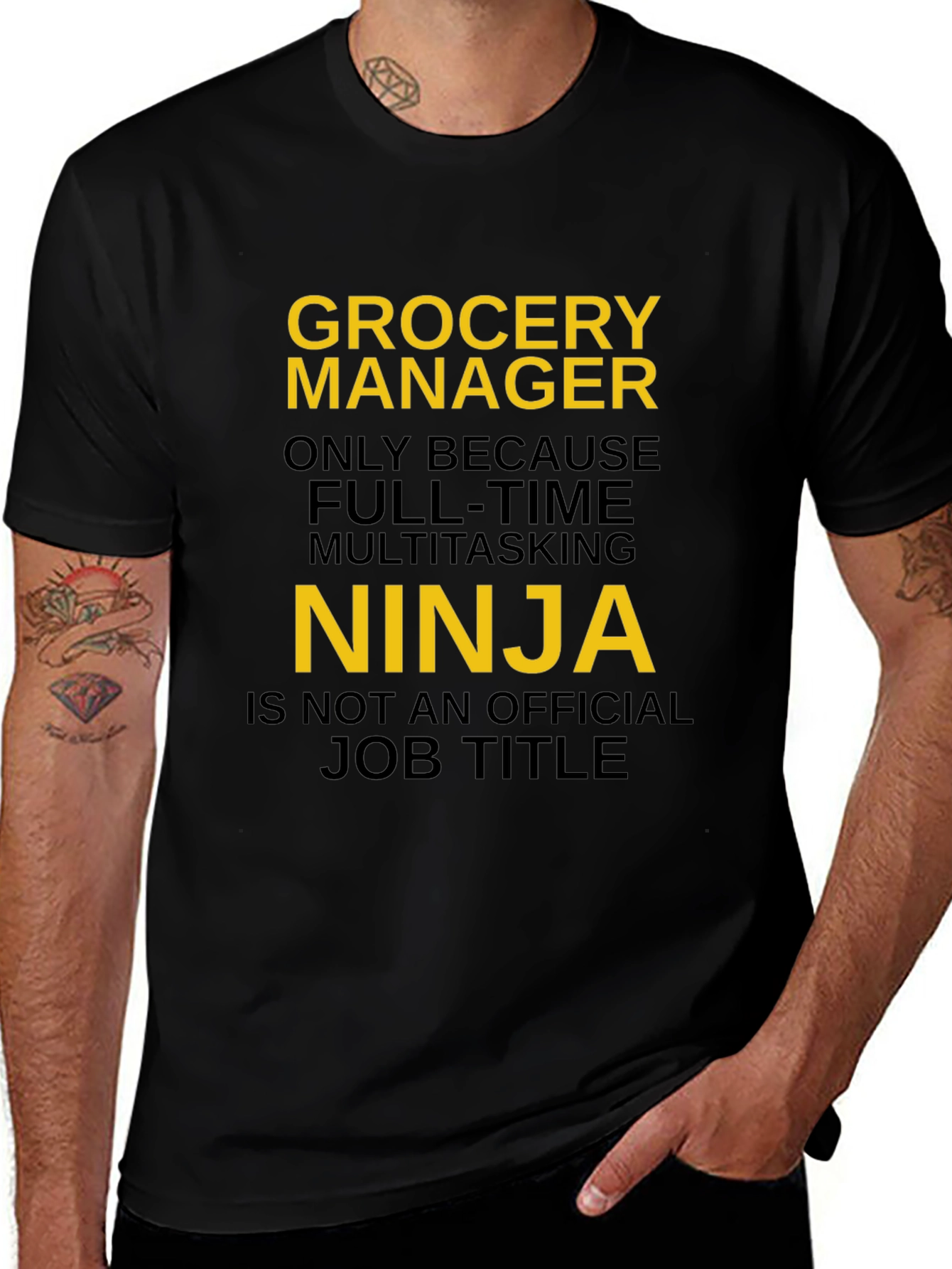 Grocery Manager Ninja T-Shirt