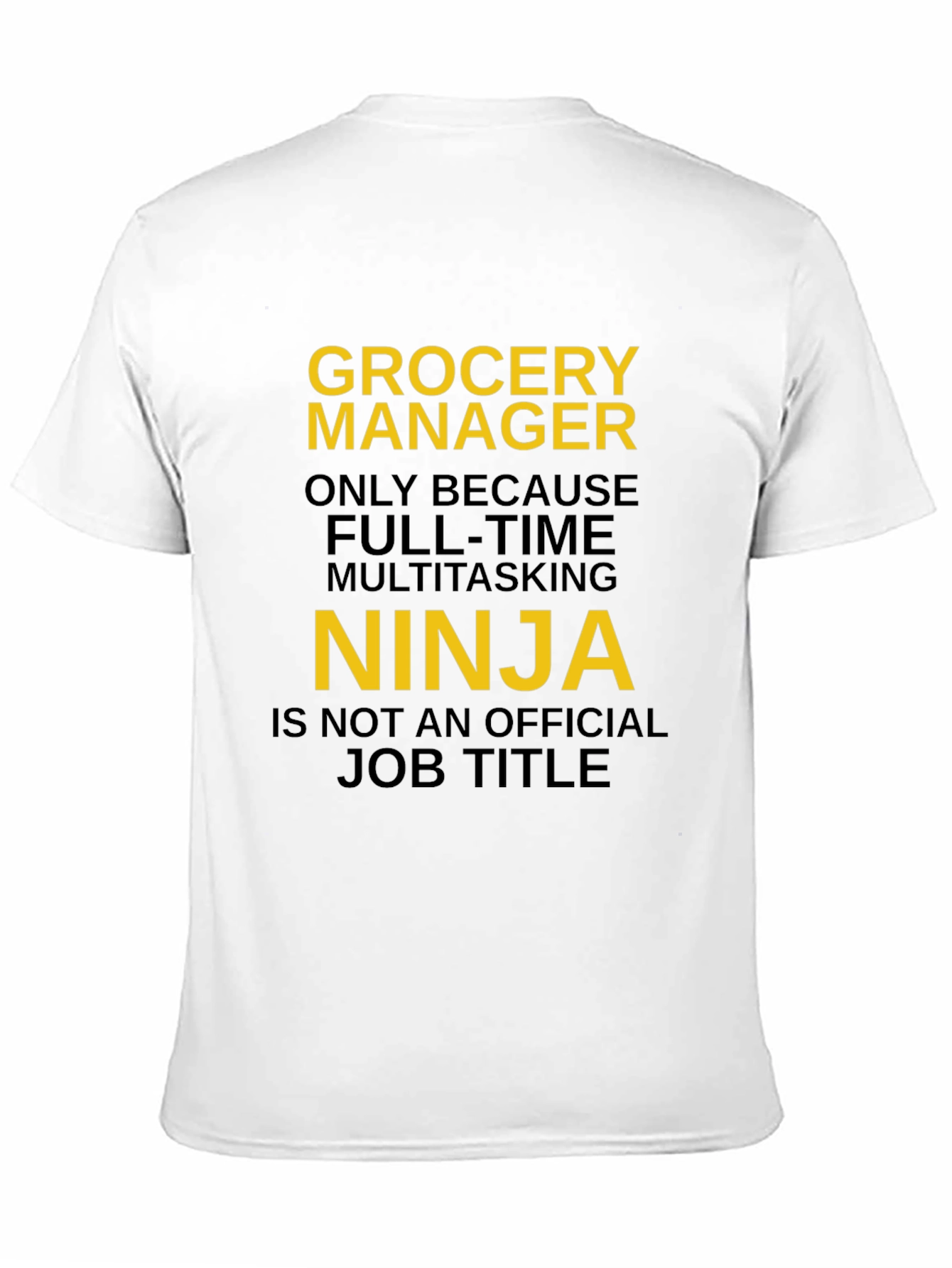 Grocery Manager Ninja T-Shirt