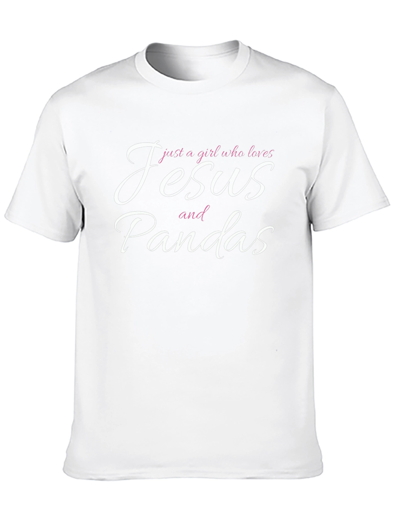 Jesus & Pandas T-Shirt - Girl Who Loves Tee