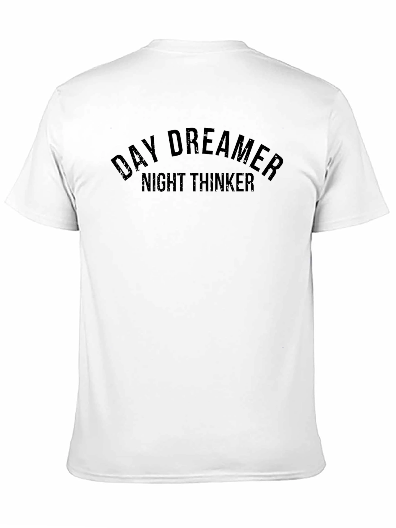 Day Dreamer Night Thinker Black T-Shirt