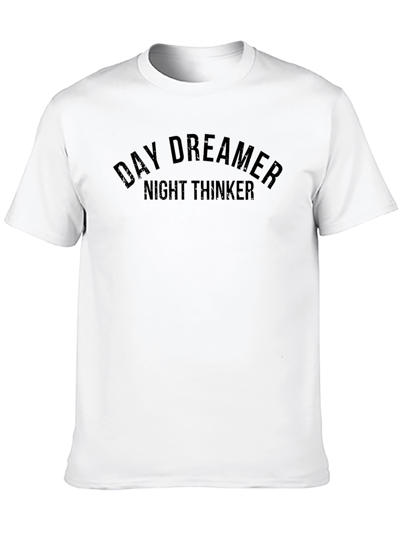 Day Dreamer Night Thinker Black T-Shirt